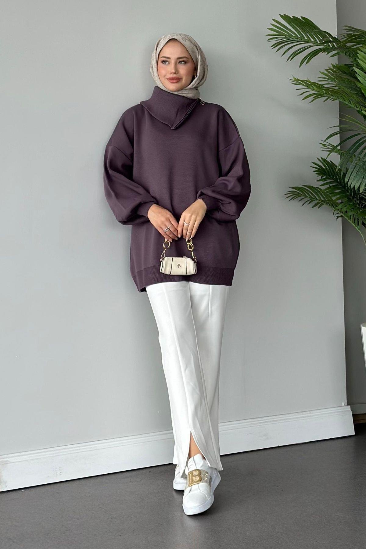 Asya Fermuarlı Kazak Mürdüm, Fiyatları 