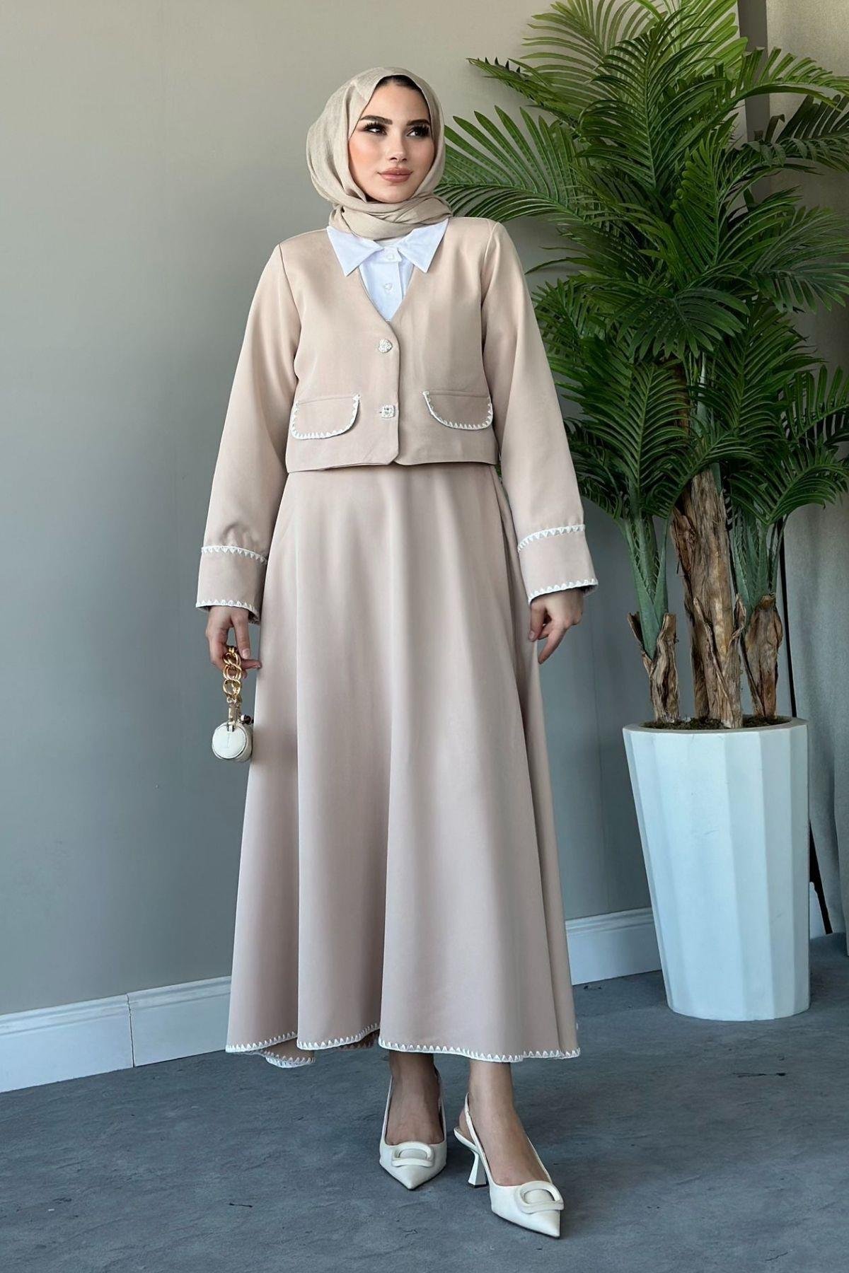 Avşin Etekli Takım Bej, Fiyatları 