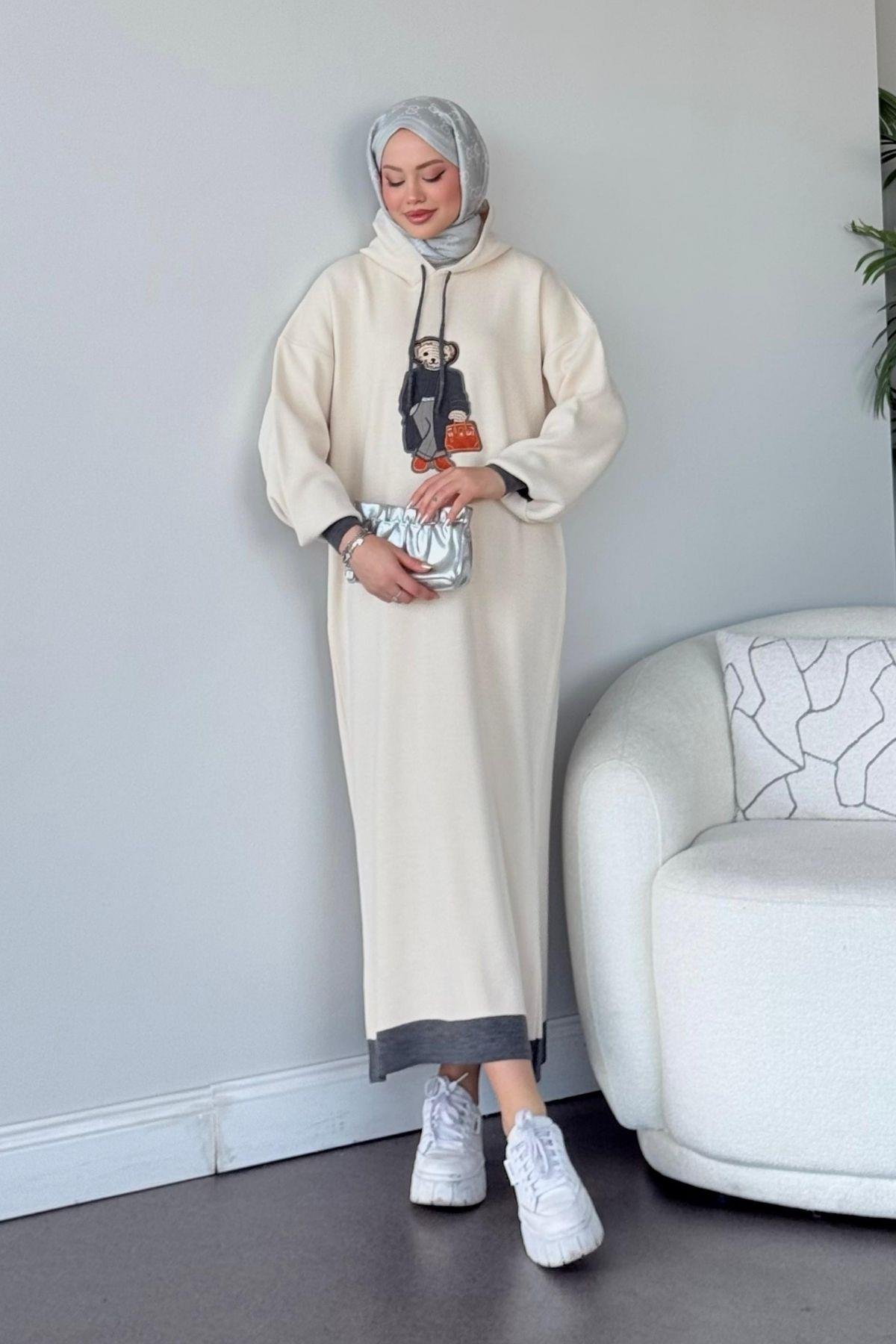 Ayıcıklı Spor Elbise Gri, Fiyatları 