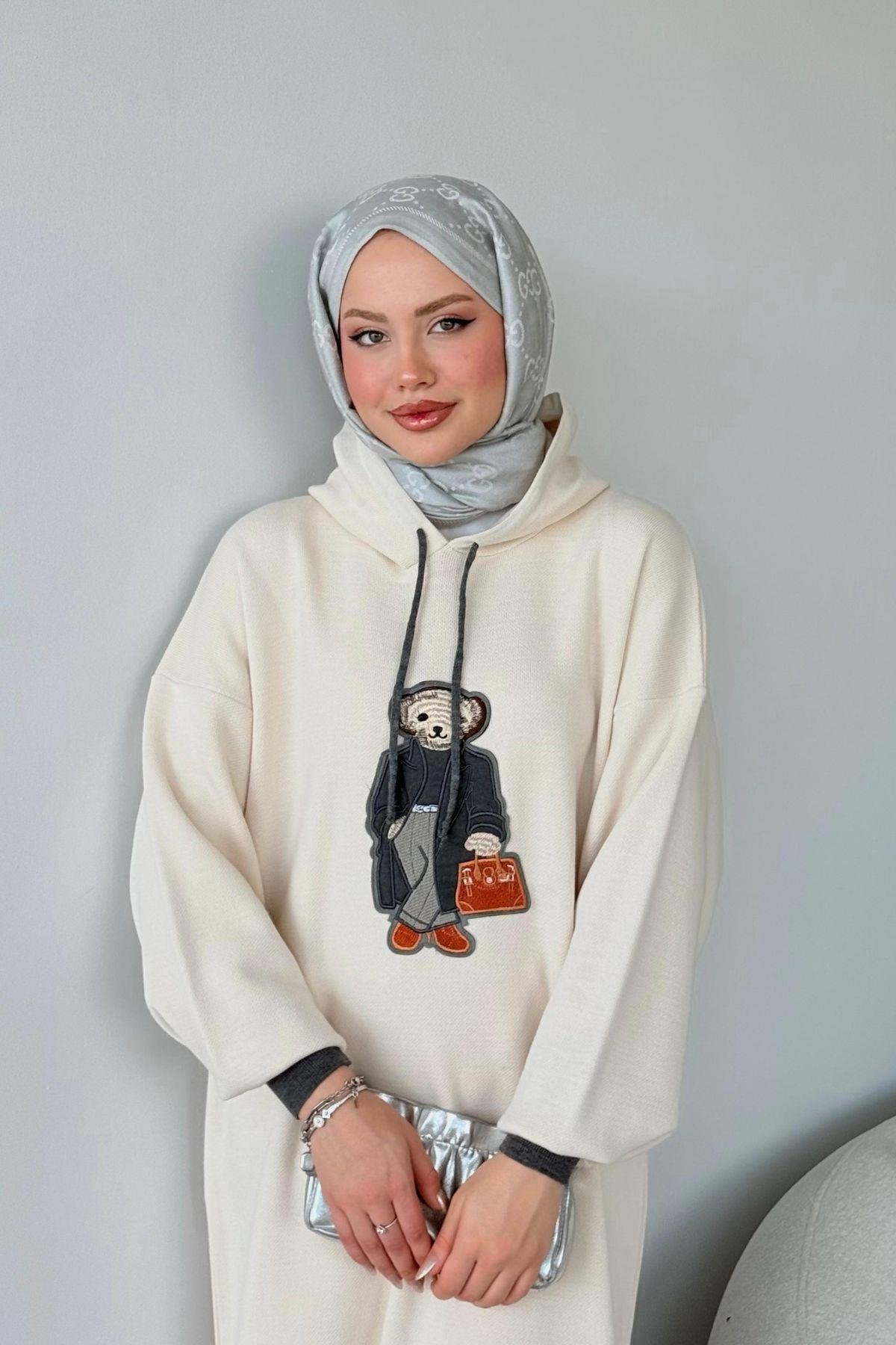 Ayıcıklı Spor Elbise Gri, Fiyatları 