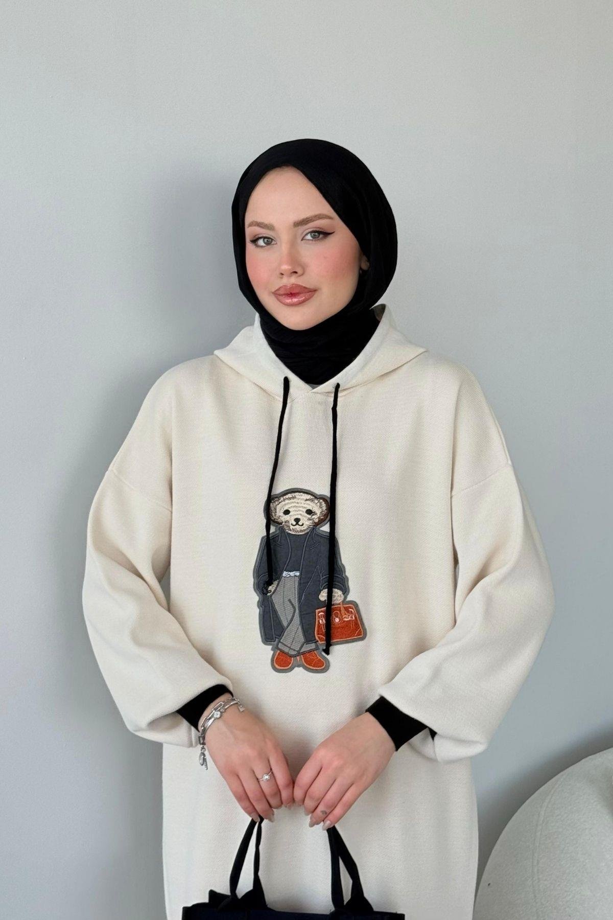 Ayıcıklı Spor Elbise Siyah, Fiyatları 