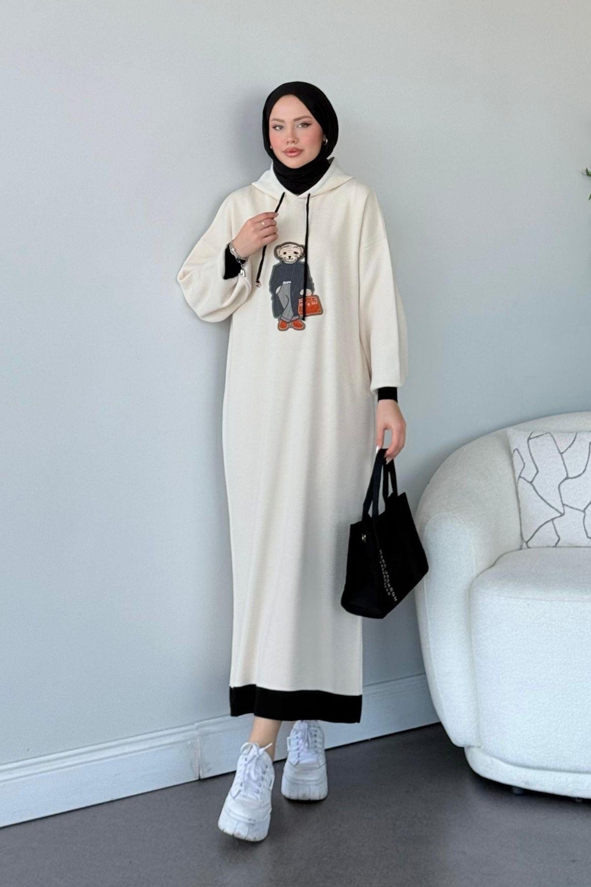 Ayıcıklı Spor Elbise Siyah, Fiyatları 