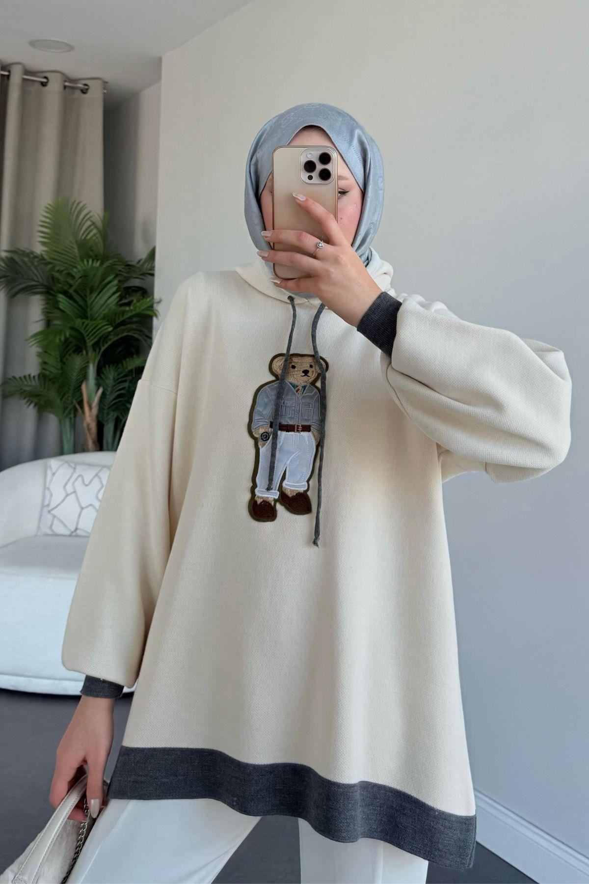 Ayıcıklı Sweat Gri, Fiyatları 