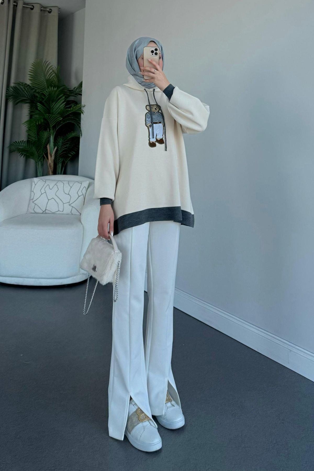 Ayıcıklı Sweat Gri, Fiyatları 