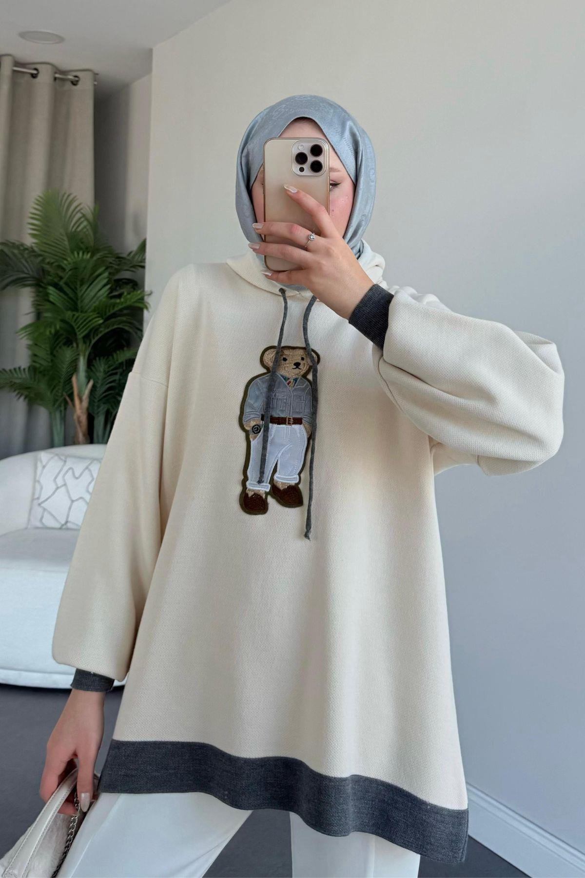 Ayıcıklı Sweat Gri, Fiyatları 