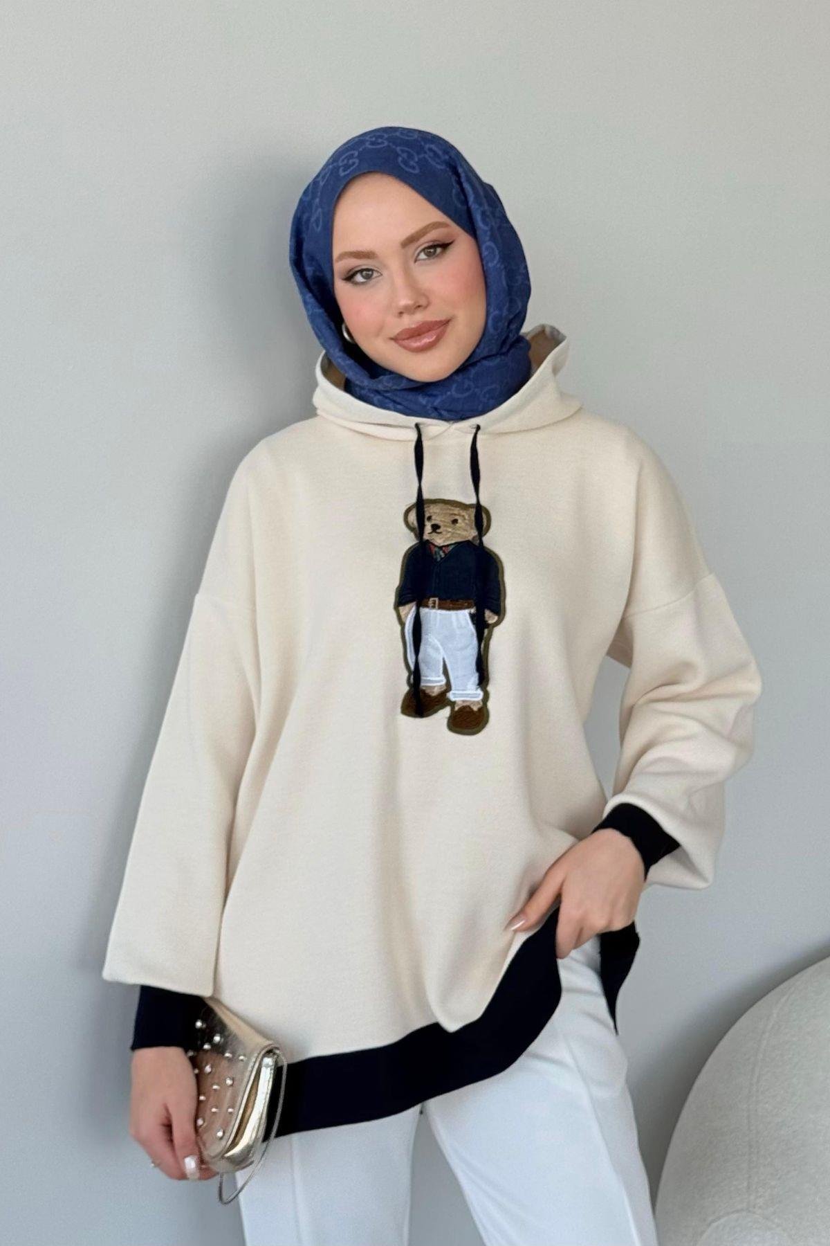 Ayıcıklı Sweat Lacivert, Fiyatları 