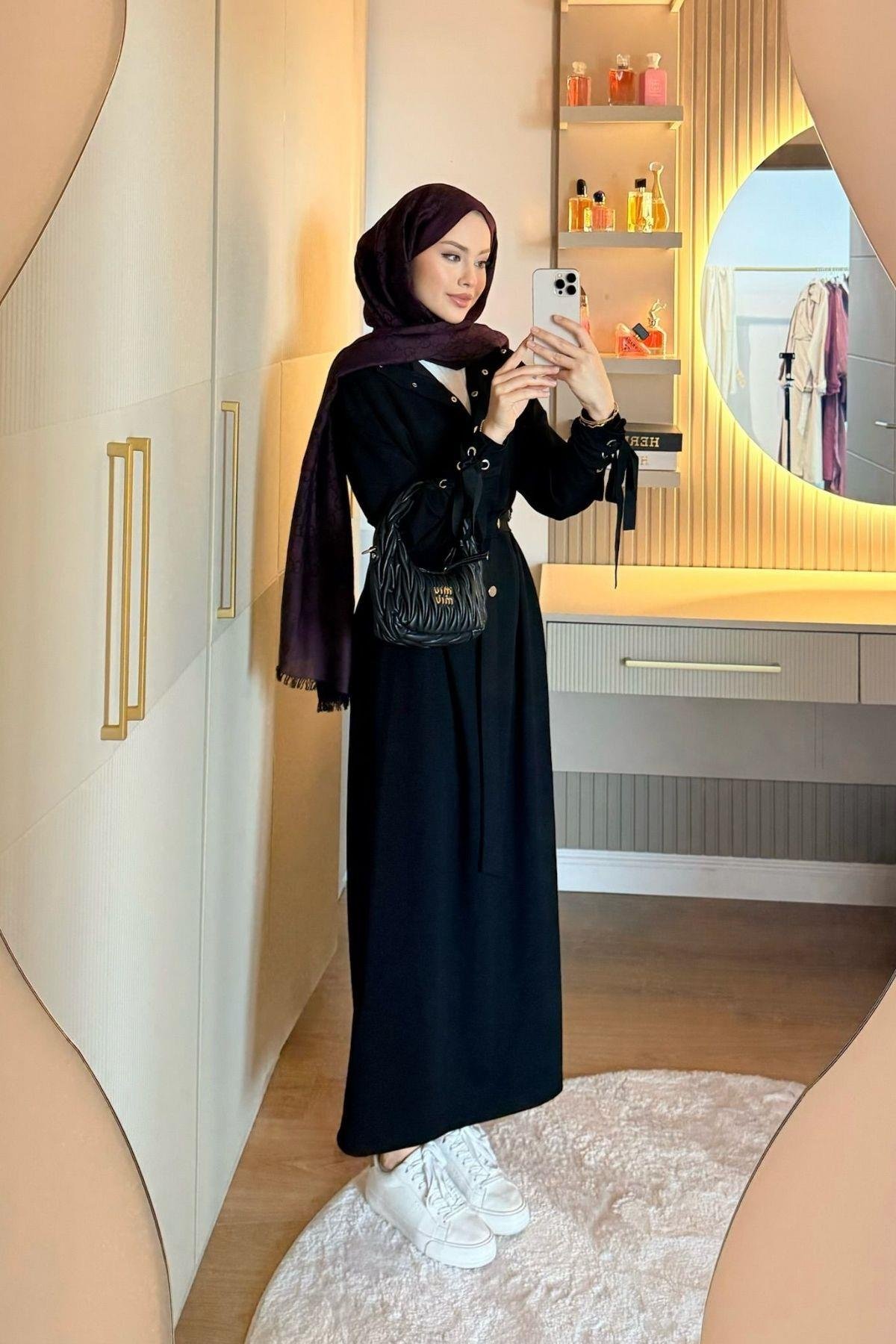 Ayris Zımbalı Elbise Siyah, Fiyatları 