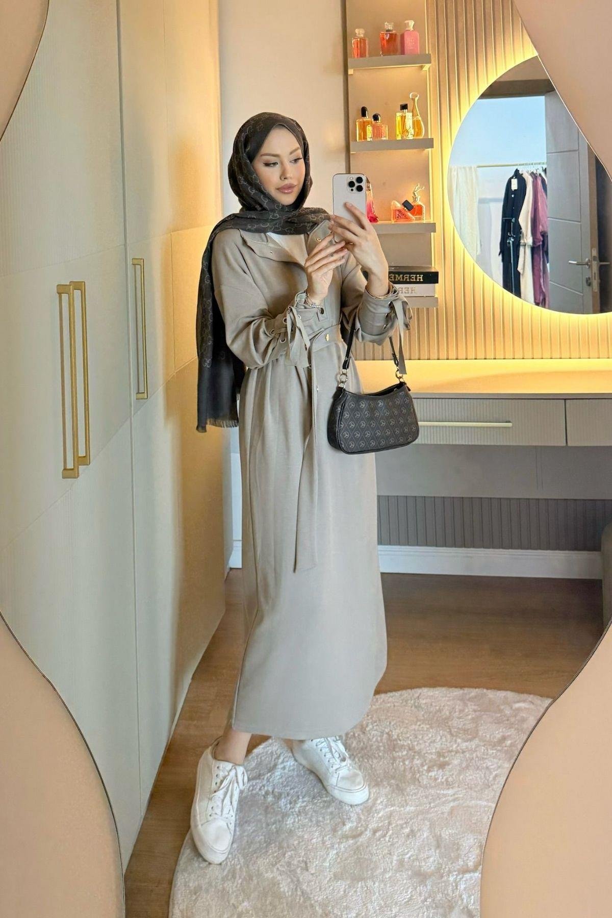 Ayris Zımbalı Elbise Vizon, Fiyatları 