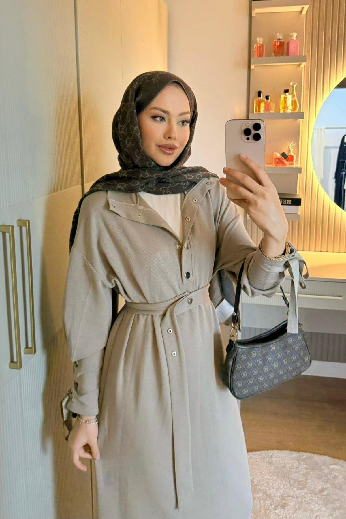 Ayris Zımbalı Elbise Vizon, Fiyatları 