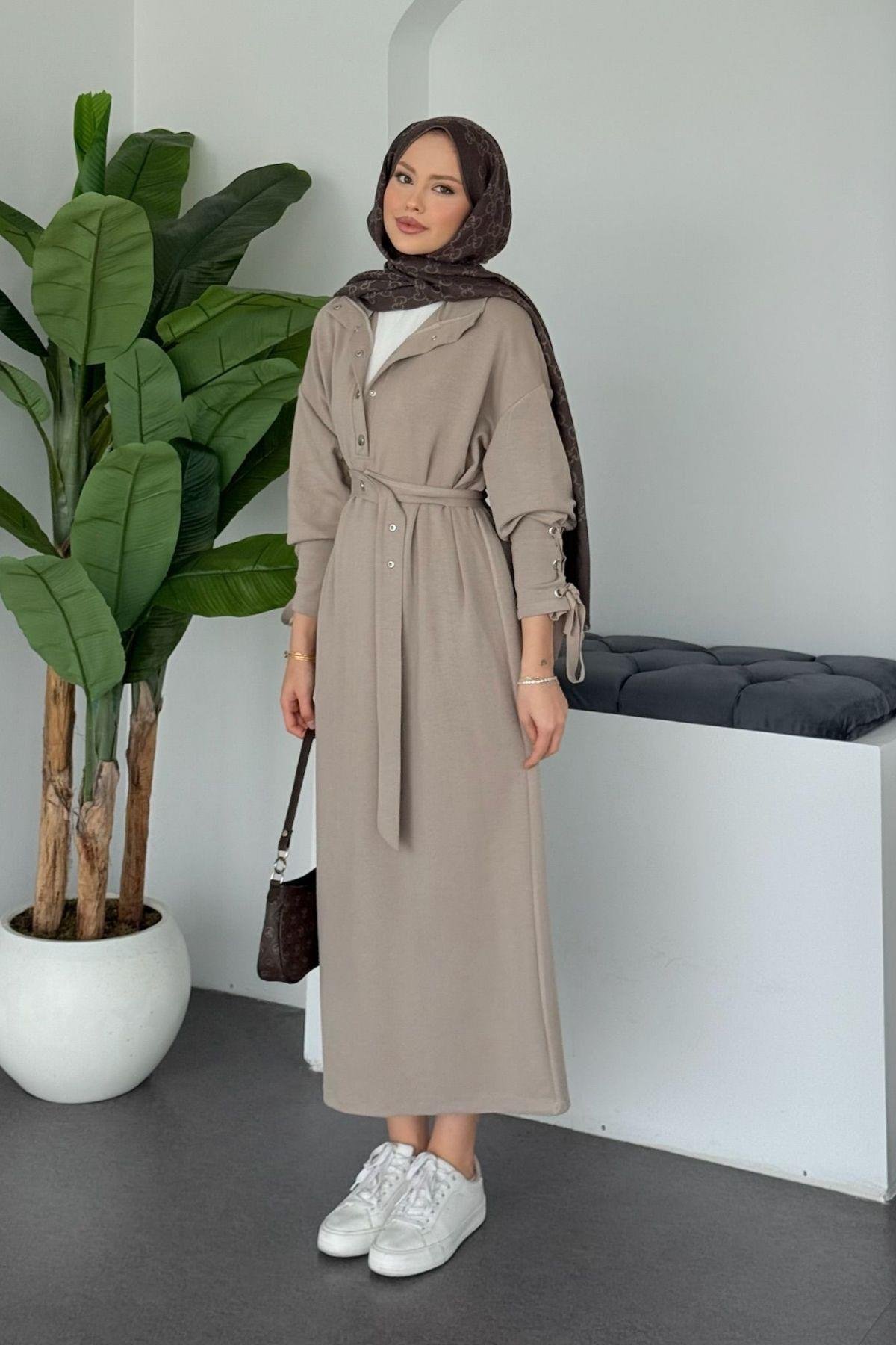 Ayris Zımbalı Elbise Vizon, Fiyatları 