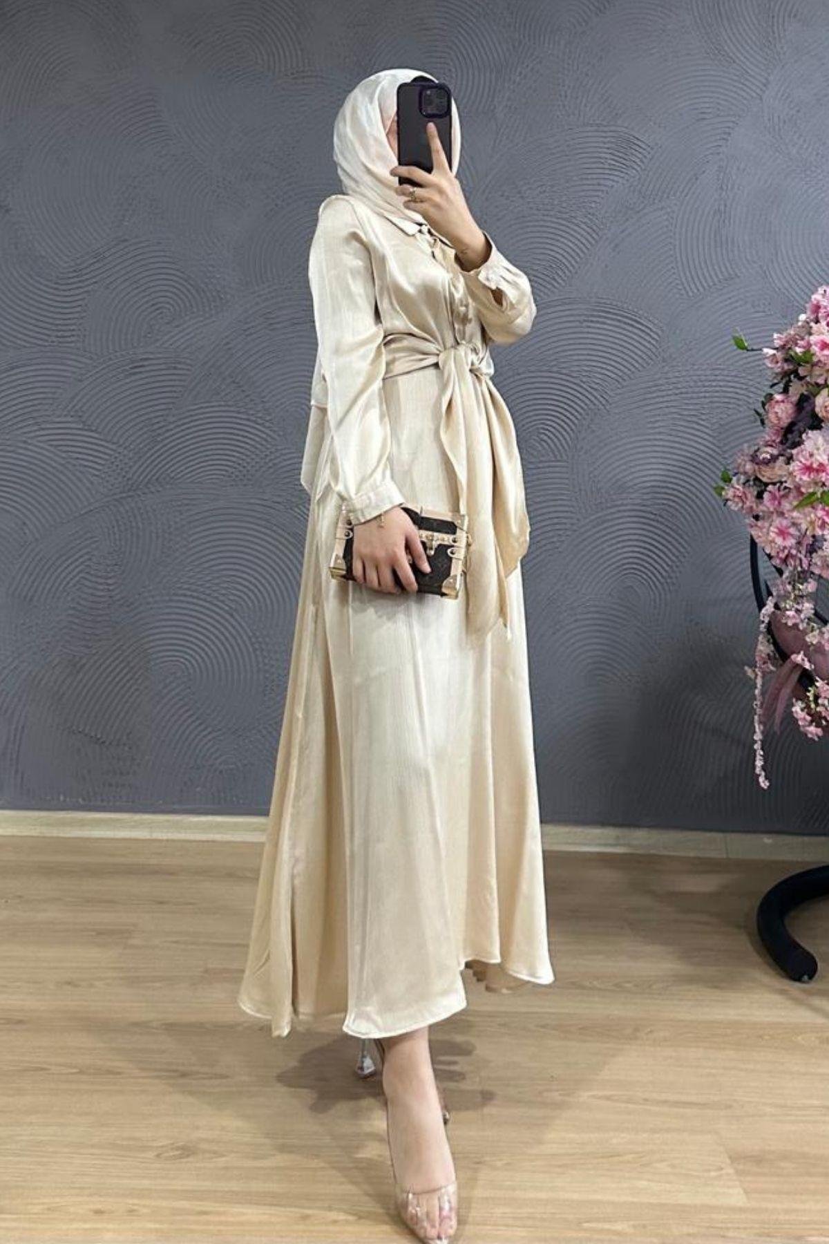 Bağlamalı Etekli Takım Bej, Fiyatları 