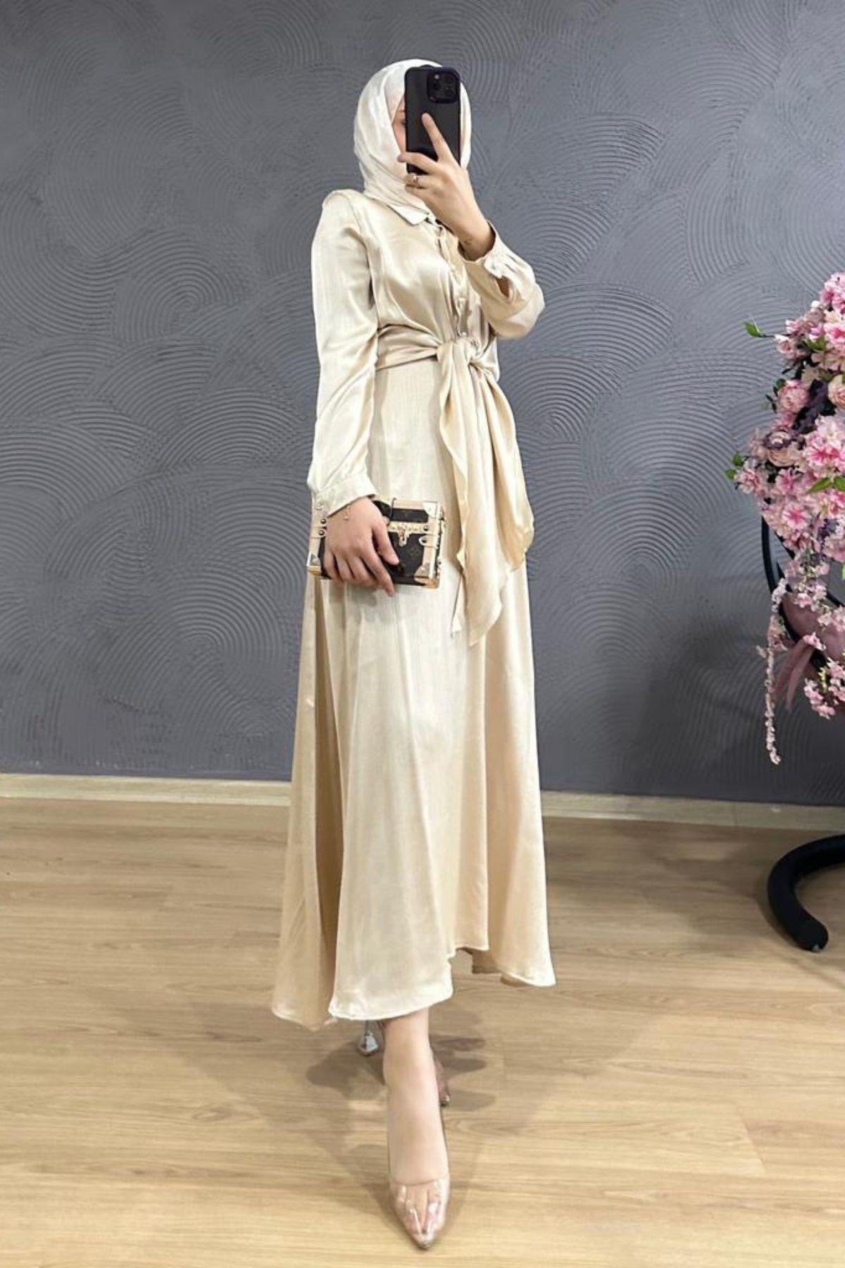 Bağlamalı Etekli Takım Bej, Fiyatları 