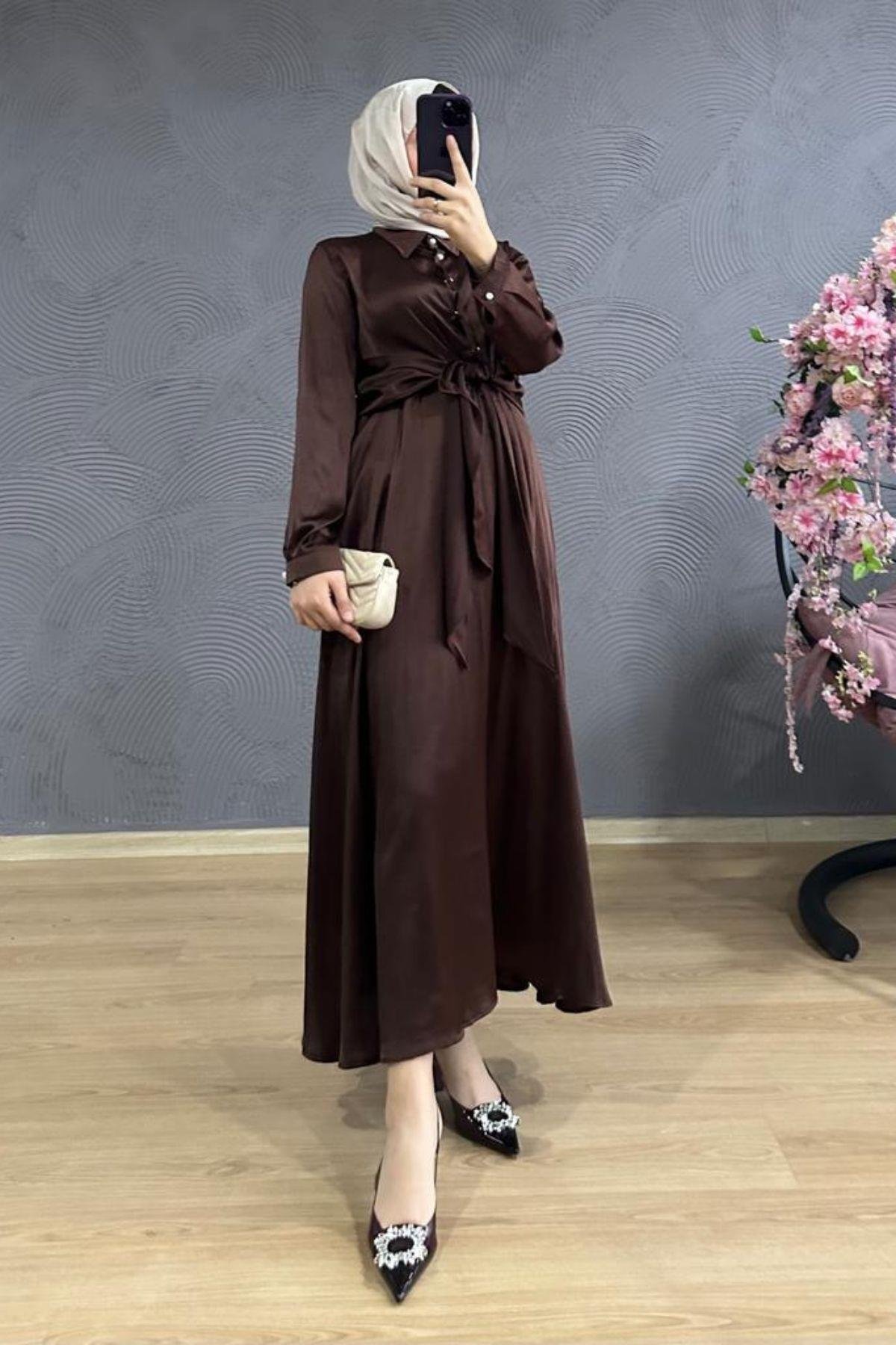 Bağlamalı Etekli Takım Kahve, Fiyatları 