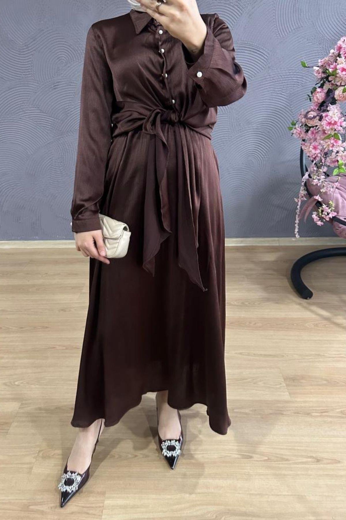 Bağlamalı Etekli Takım Kahve, Fiyatları 