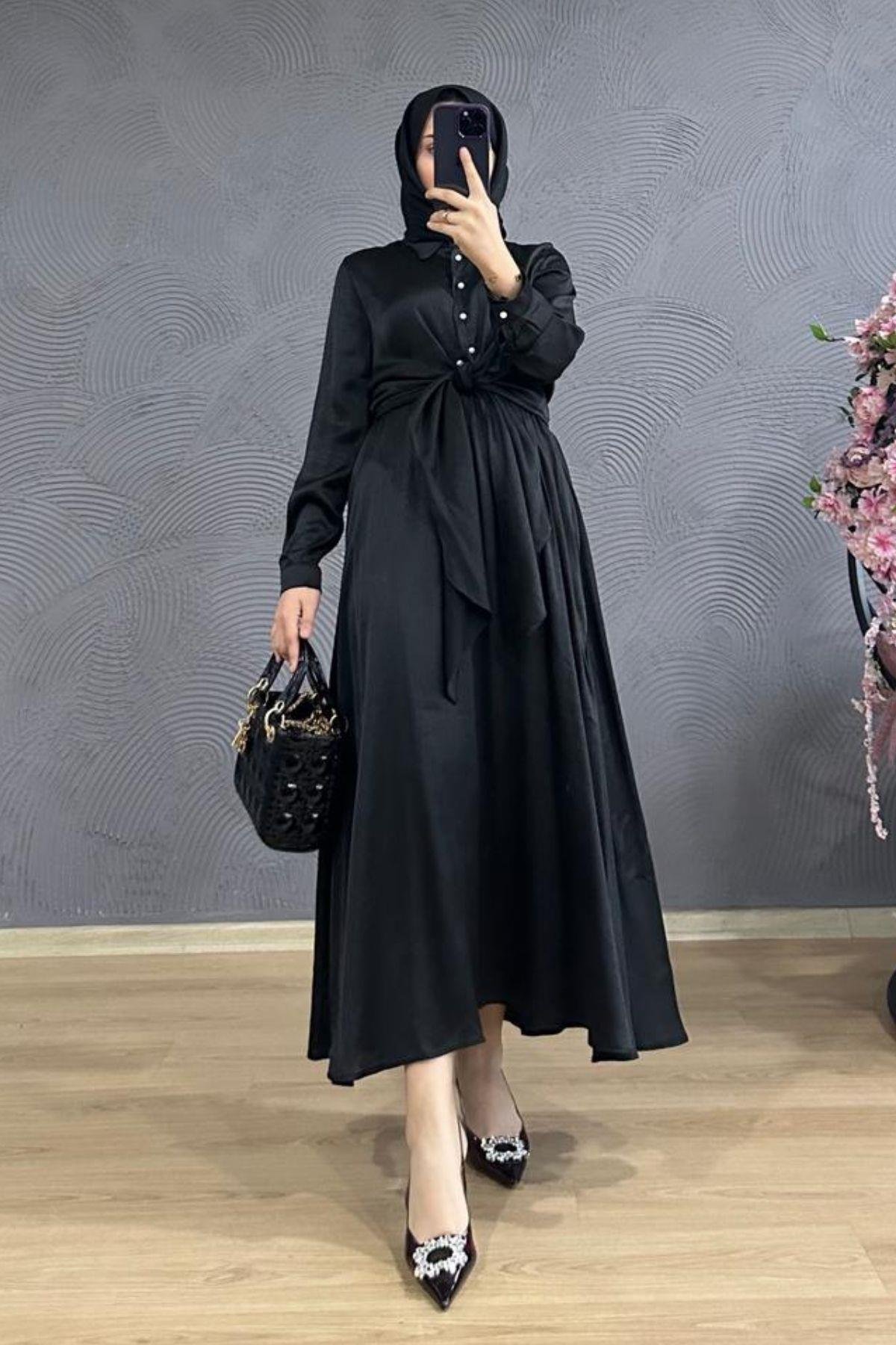 Bağlamalı Etekli Takım Siyah, Fiyatları 