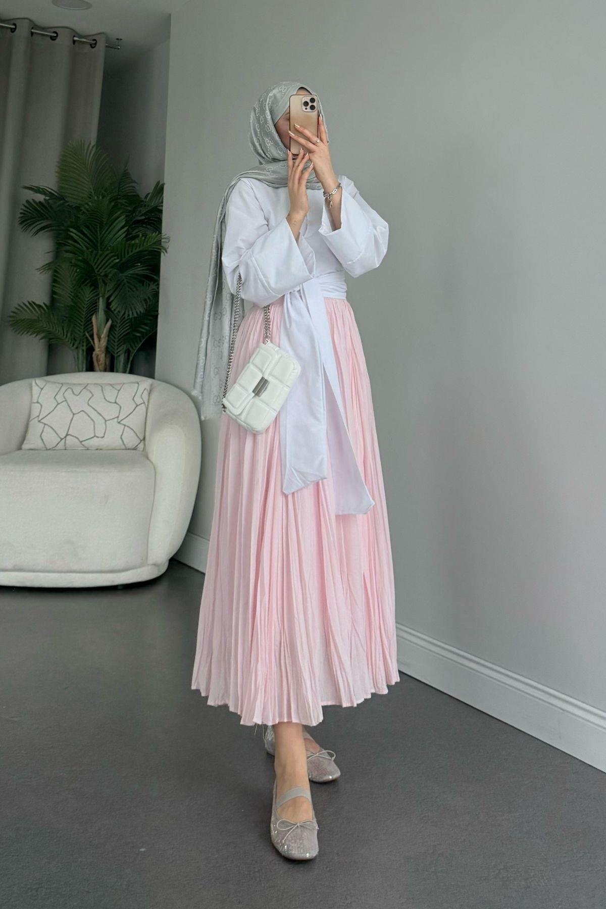 Bağlamalı Yarım Gömlek Beyaz, Fiyatları 