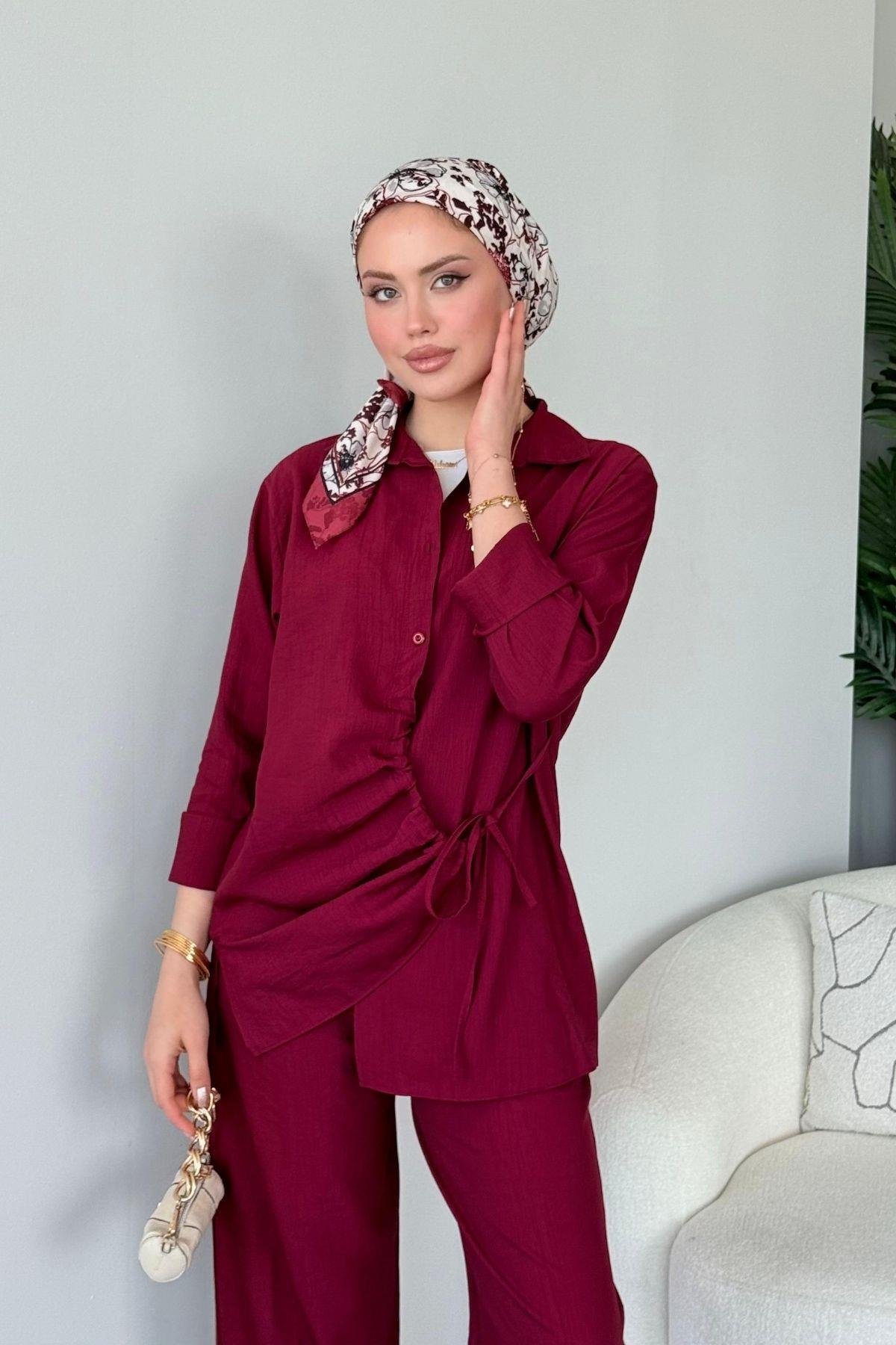 Barba Takım Bordo, Fiyatları Barba Takım Bordo- Haza Moda 