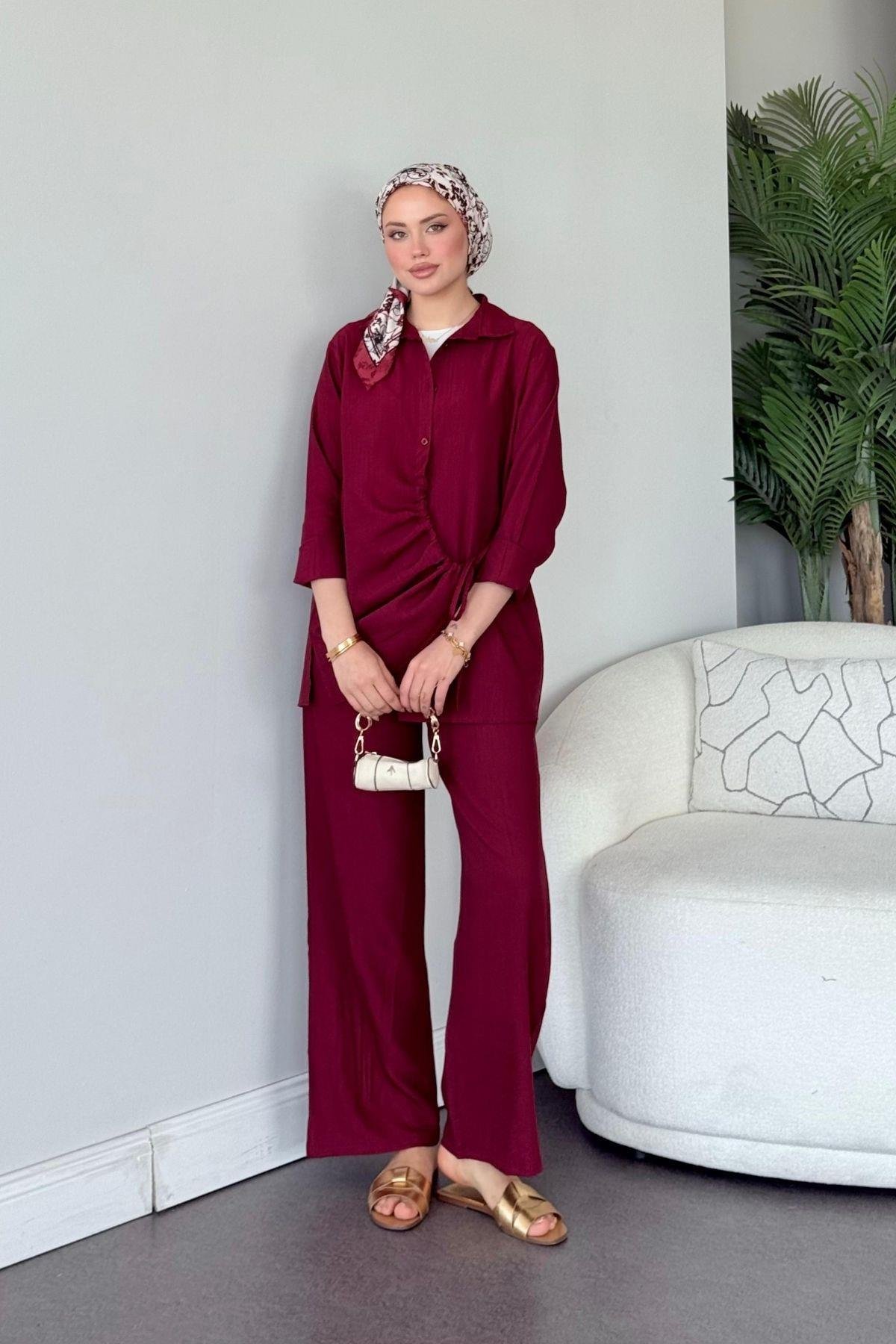 Barba Takım Bordo, Fiyatları Barba Takım Bordo- Haza Moda 