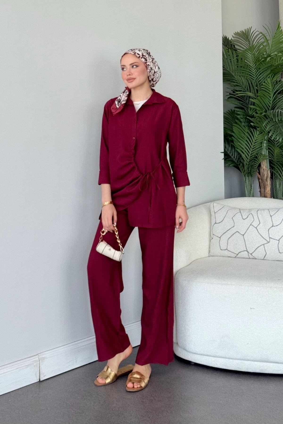 Barba Takım Bordo, Fiyatları Barba Takım Bordo- Haza Moda 