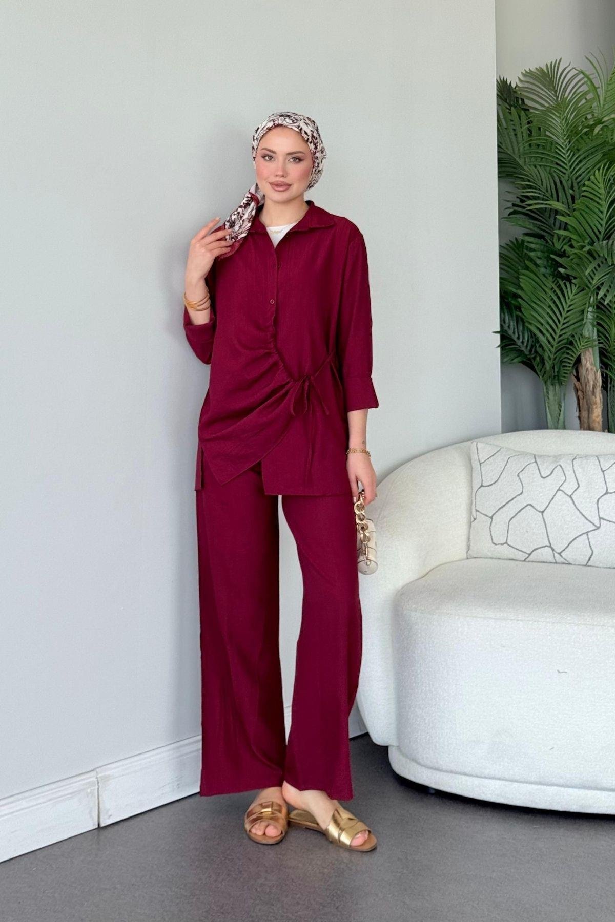 Barba Takım Bordo, Fiyatları Barba Takım Bordo- Haza Moda 