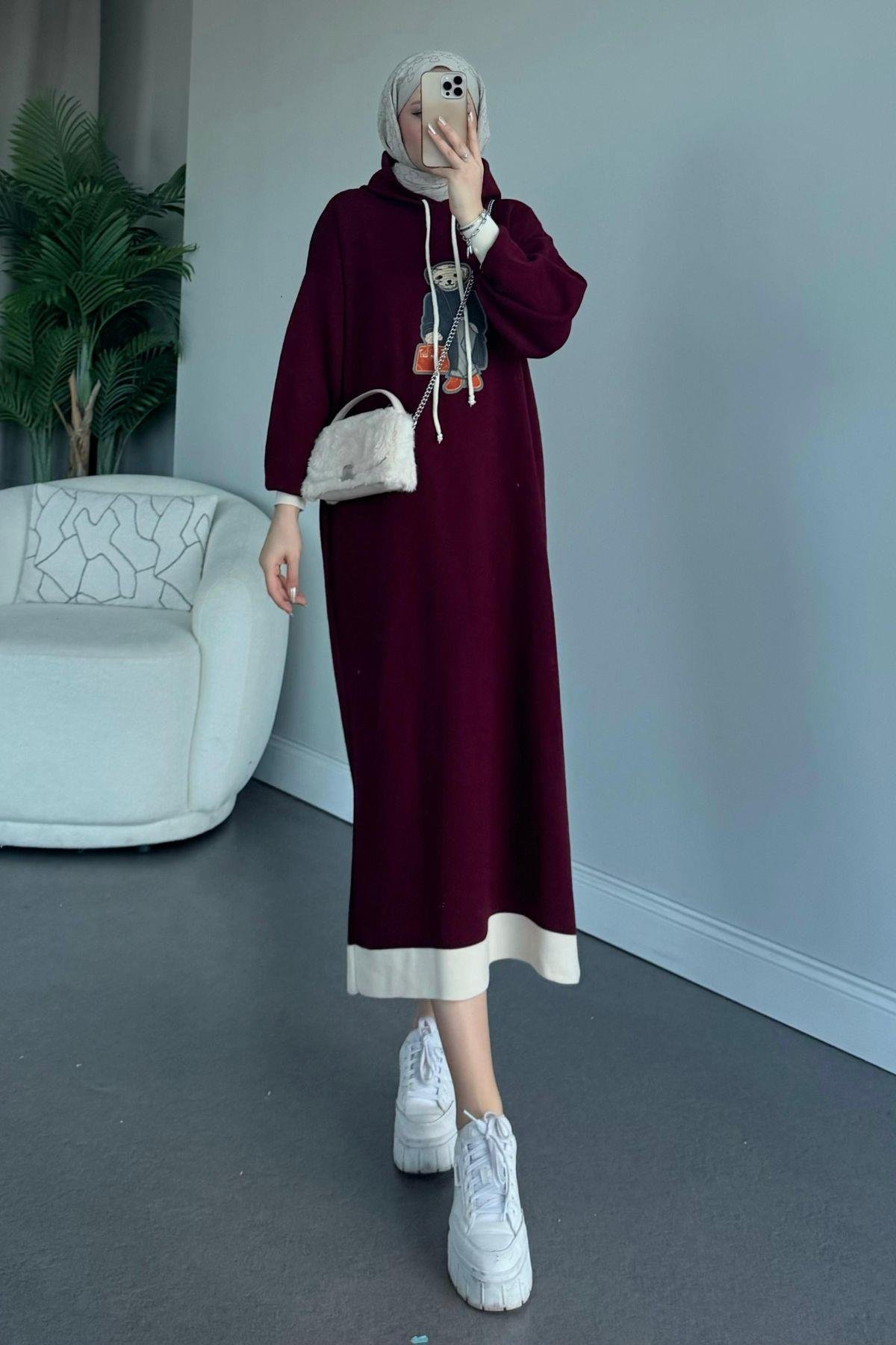 Bear Elbise Bordo, Fiyatları 