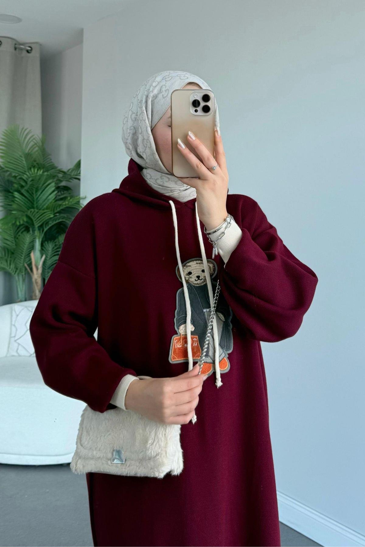 Bear Elbise Bordo, Fiyatları 