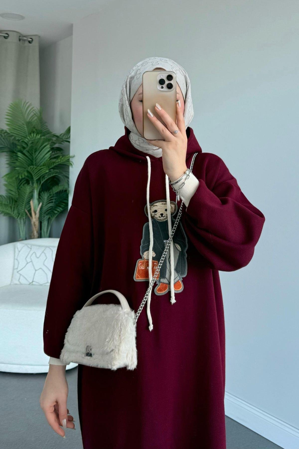 Bear Elbise Bordo, Fiyatları 