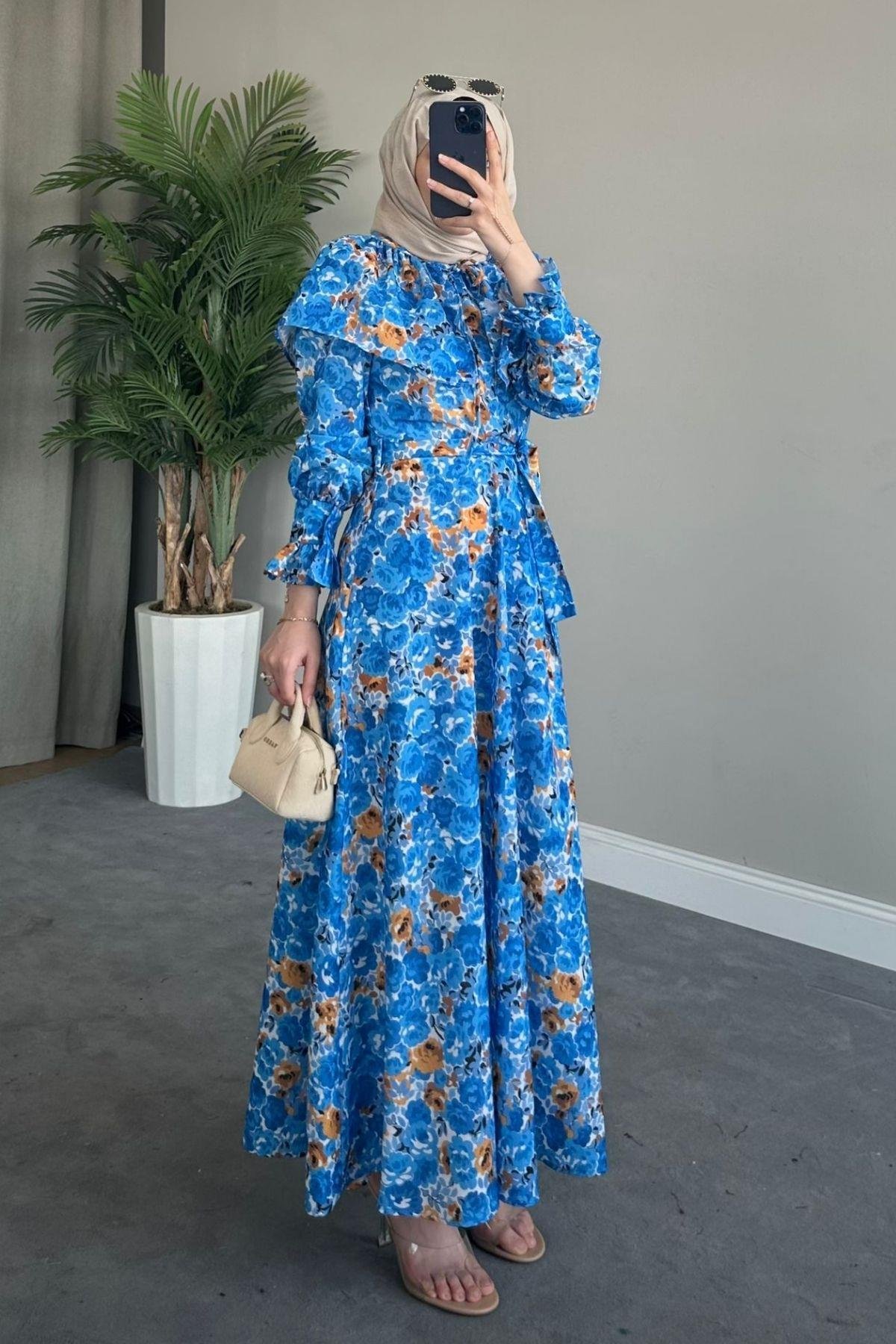 Bebe Yaka Elbise Mavi, Fiyatları 