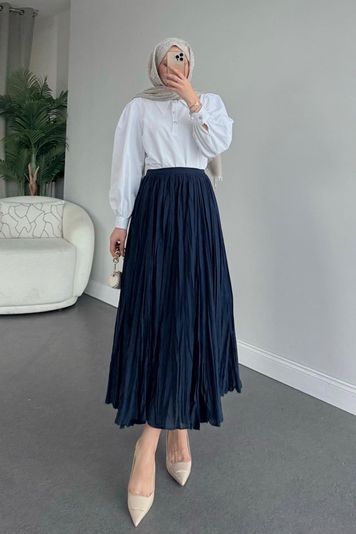 Begonya Etek Lacivert, Fiyatları 