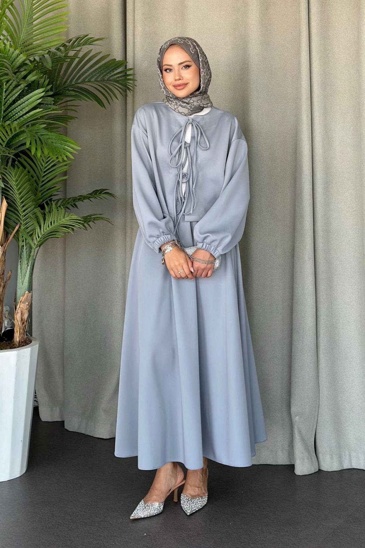 Bella Bağcıklı Etekli Scuba Takım Gri, Fiyatları 