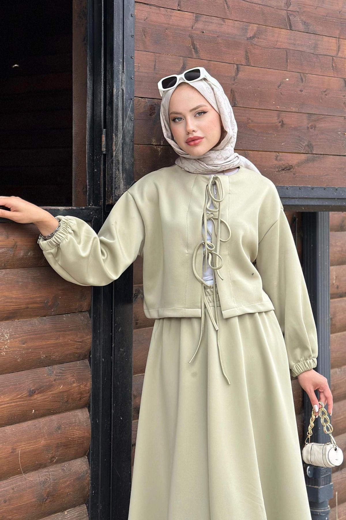 Bella Bağcıklı Etekli Scuba Takım Mint, Fiyatları 