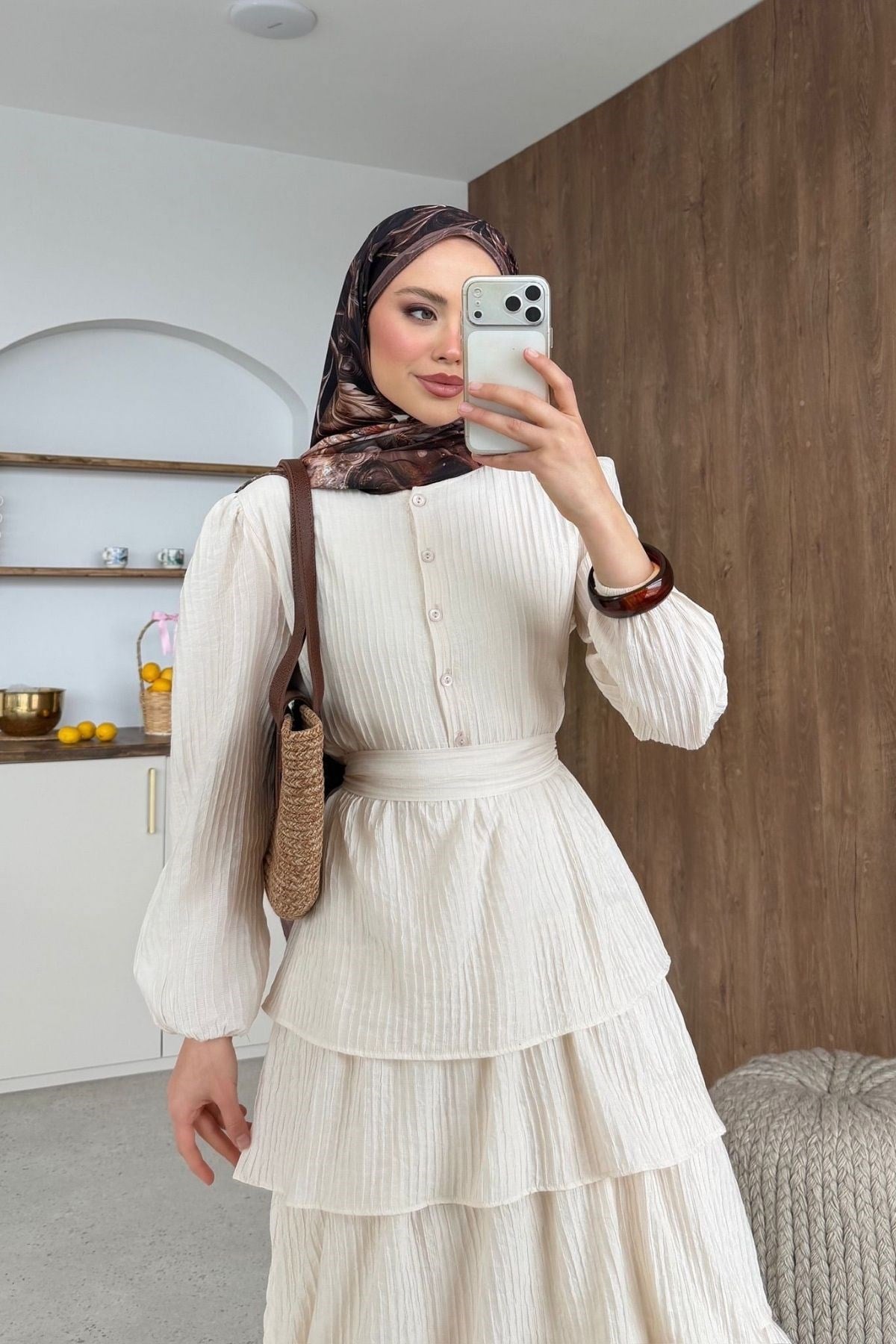 Beren Kat Kat Elbise Bej, Fiyatları 