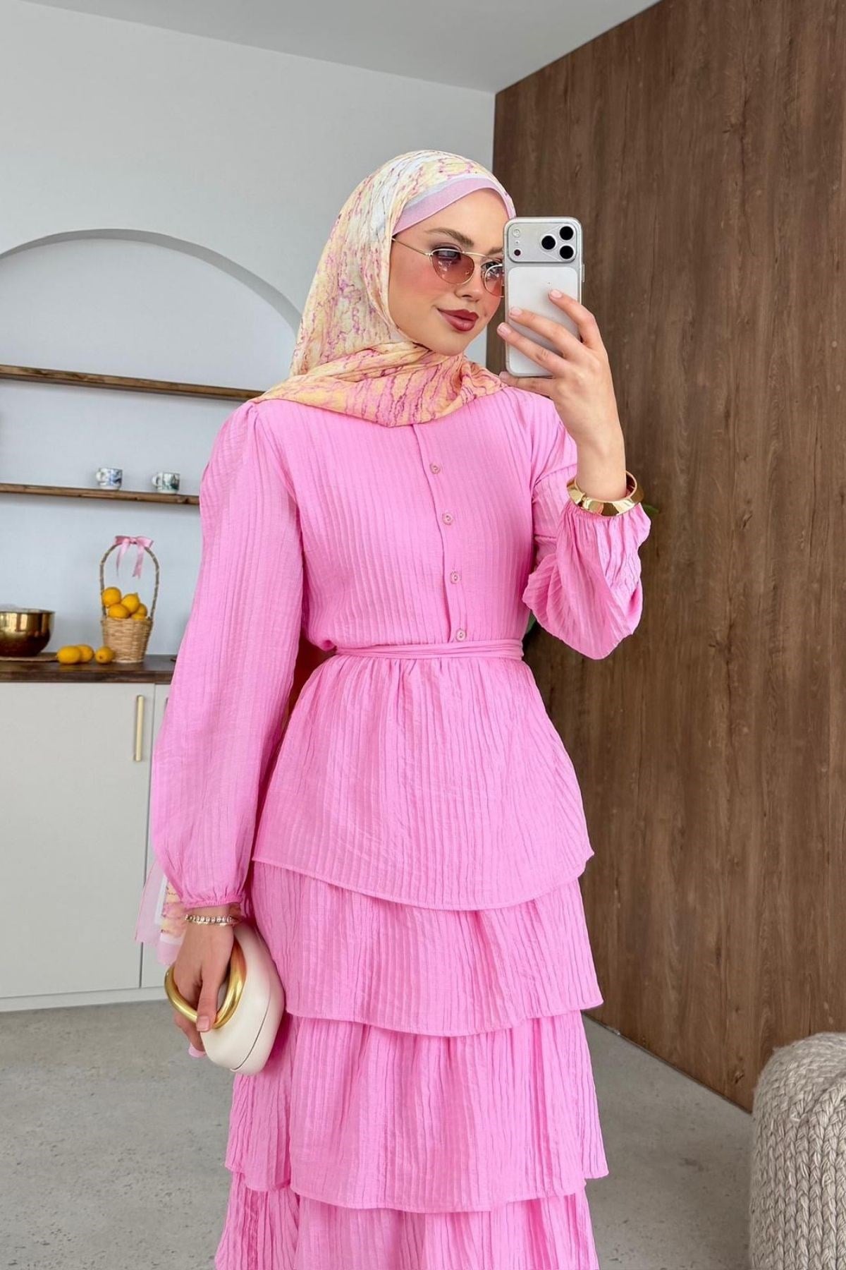 Beren Kat Kat Elbise Pembe, Fiyatları 