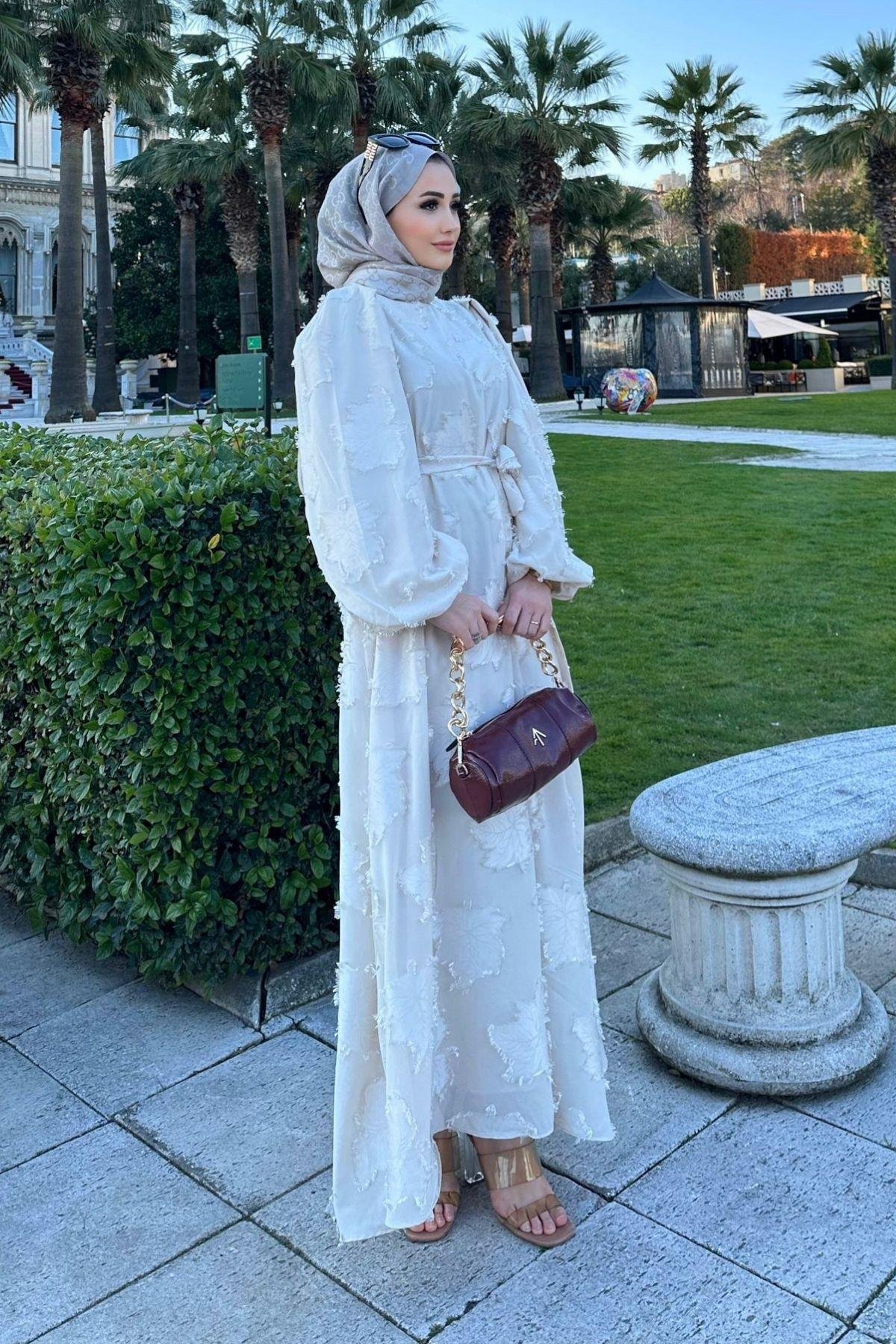 Beril Şifon Elbise Beyaz, Fiyatları 