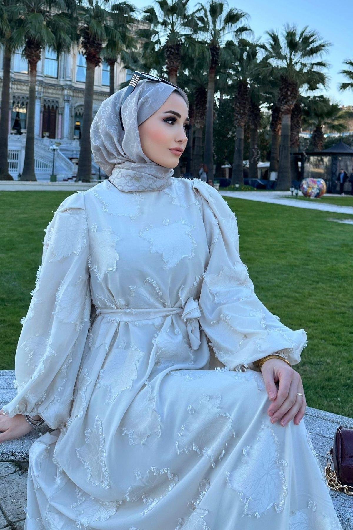 Beril Şifon Elbise Beyaz, Fiyatları 