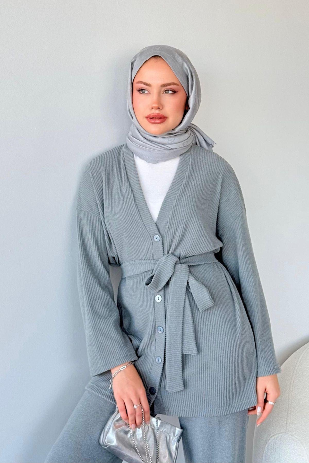 Berlin Düğmeli Takım Gri, Fiyatları 