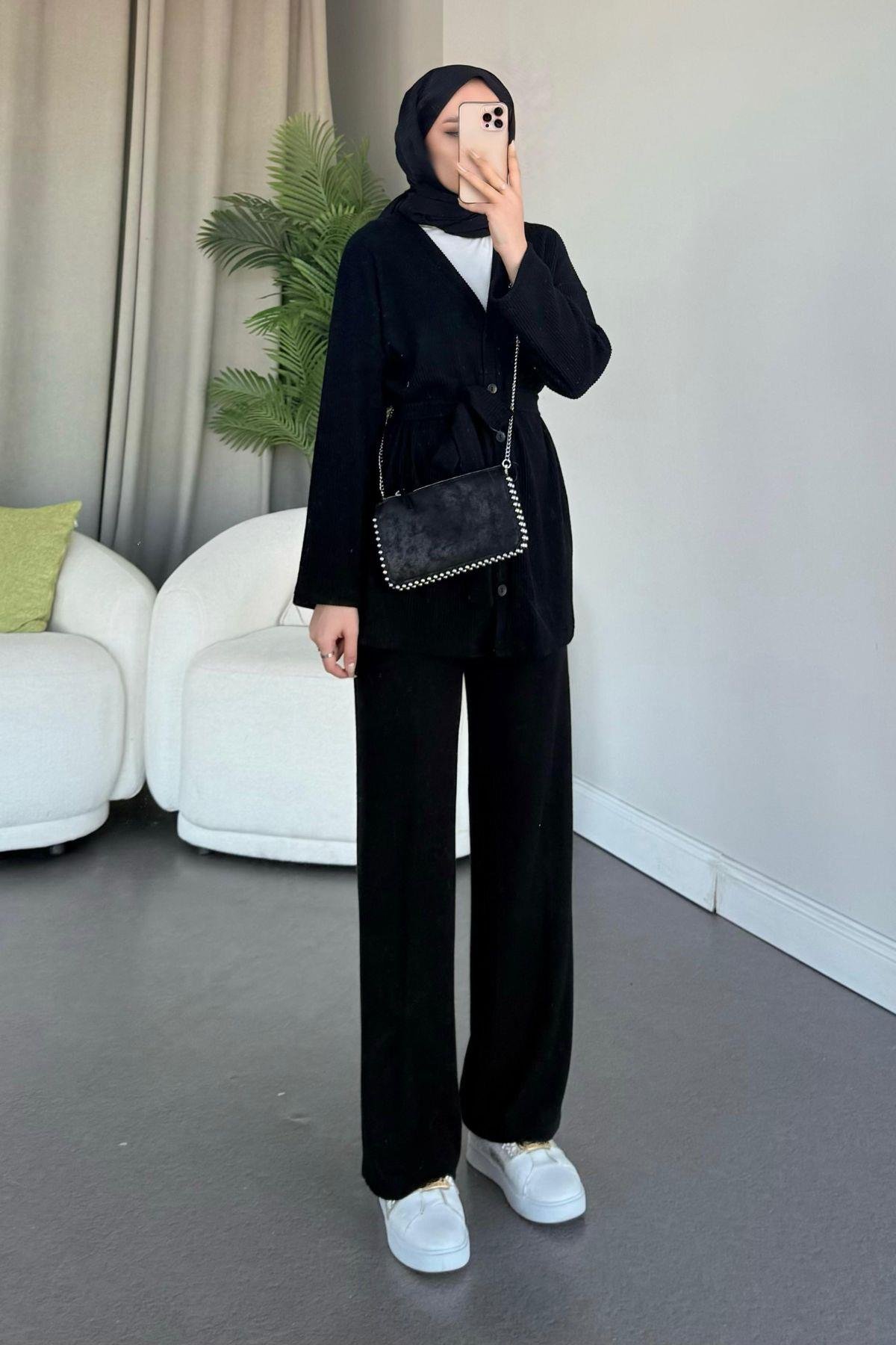 Berlin Düğmeli Takım Siyah, Fiyatları 