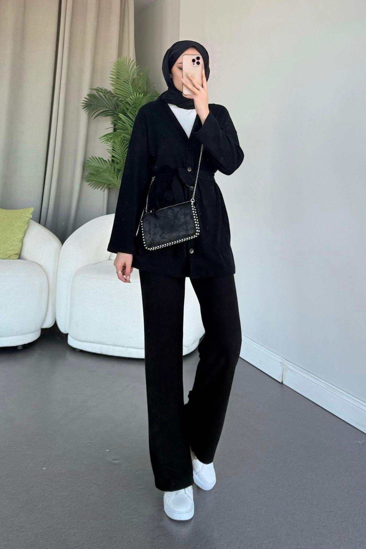 Berlin Düğmeli Takım Siyah, Fiyatları 