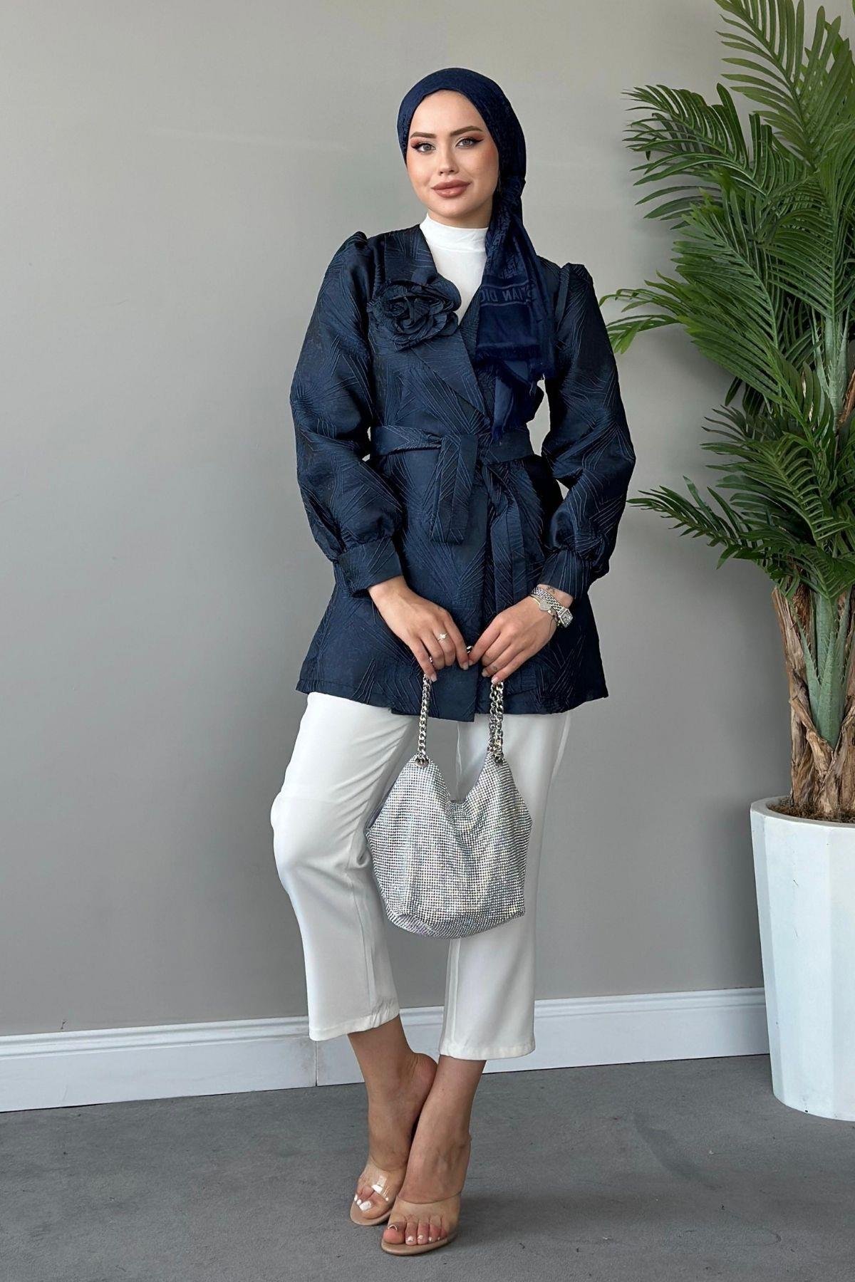 Betül Güllü Ceket Lacivert, Fiyatları 