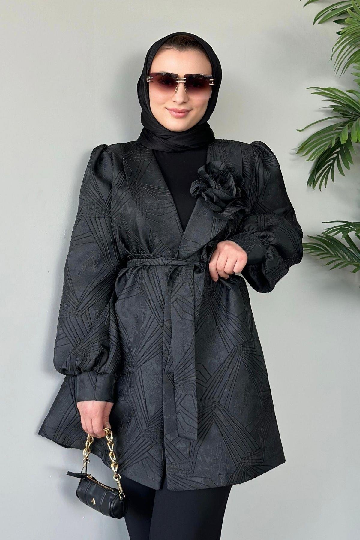 Betül Güllü Ceket Siyah, Fiyatları 