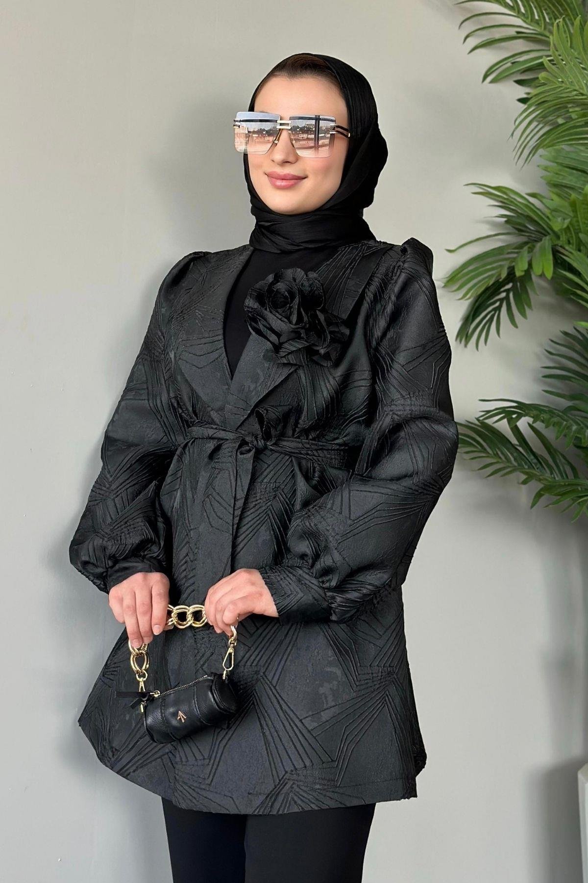 Betül Güllü Ceket Siyah, Fiyatları 