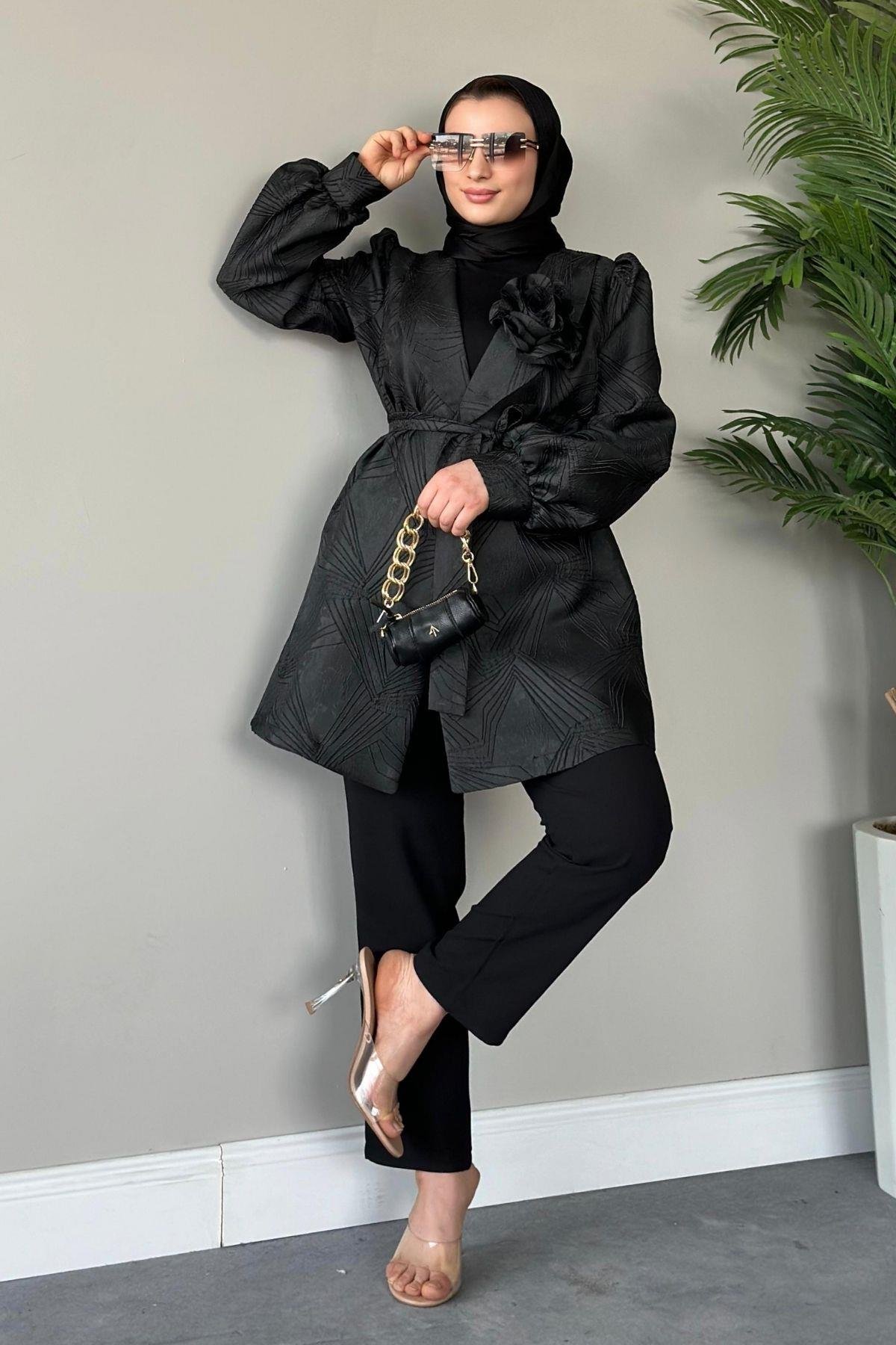 Betül Güllü Ceket Siyah, Fiyatları 