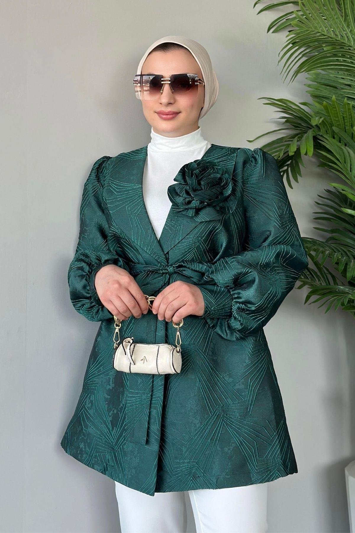 Betül Güllü Ceket Zümrüt, Fiyatları 