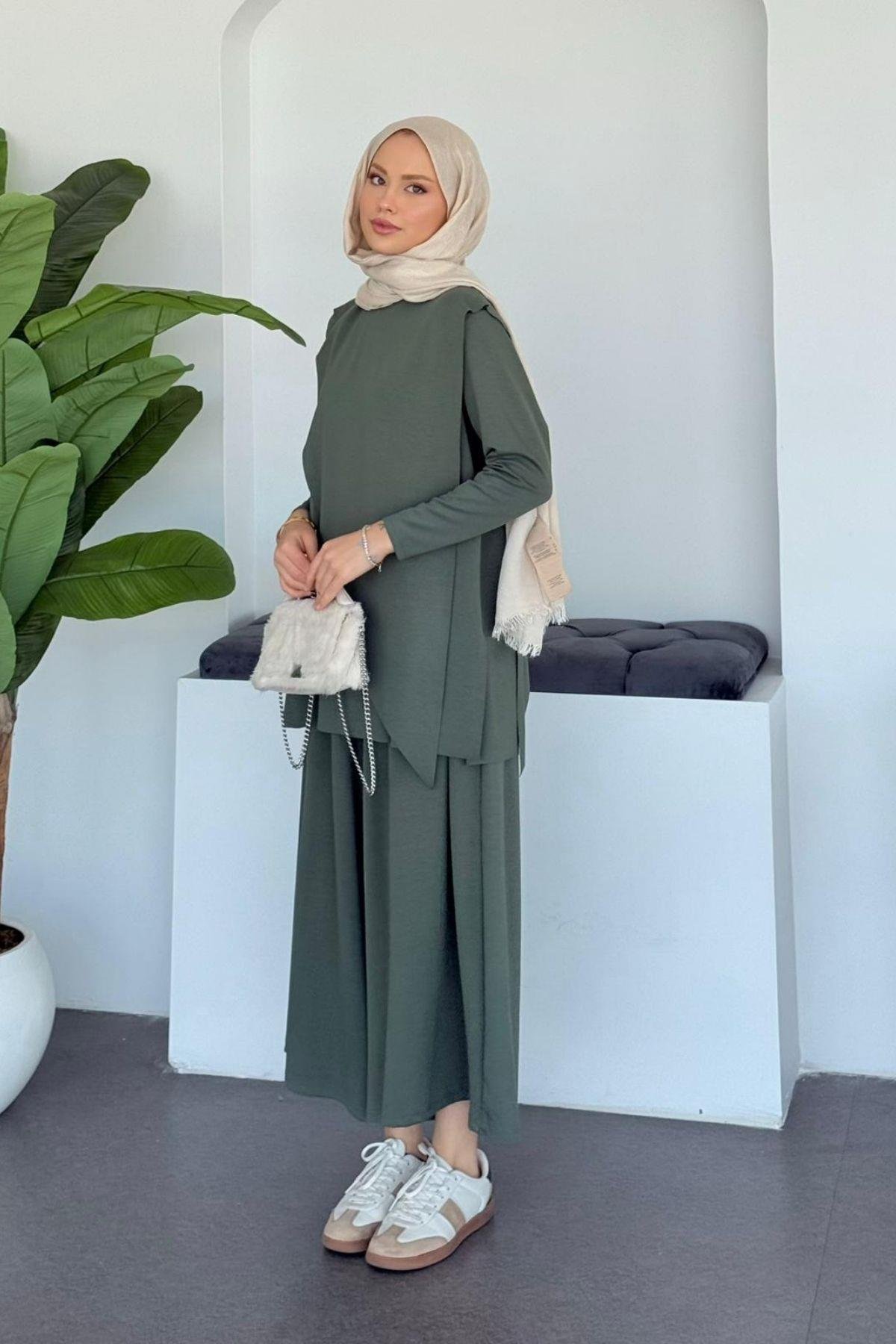 Beyonce Pamuklu Takım Haki, Fiyatları 