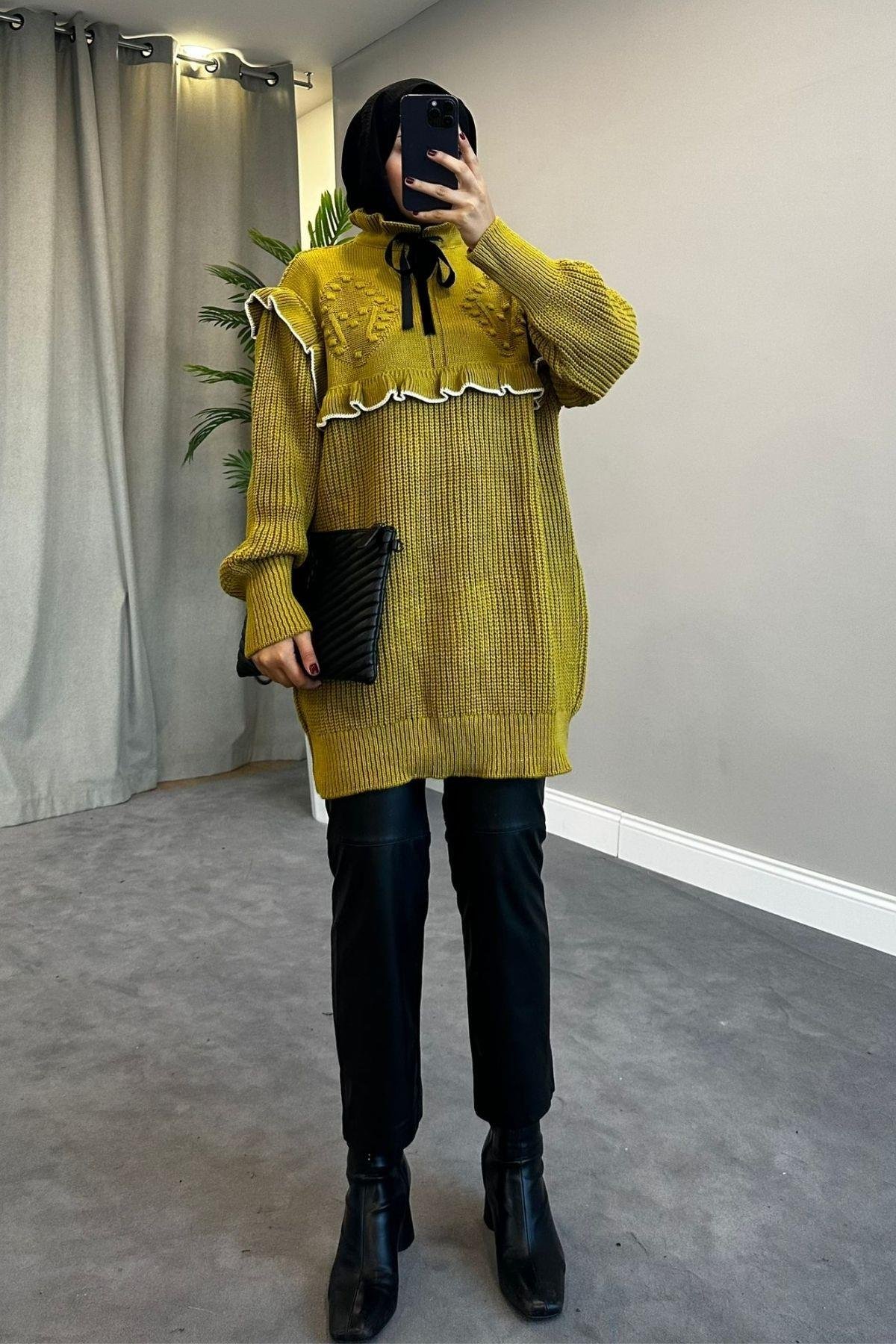 Beyzade Triko Kazak Yağyeşili, Fiyatları 