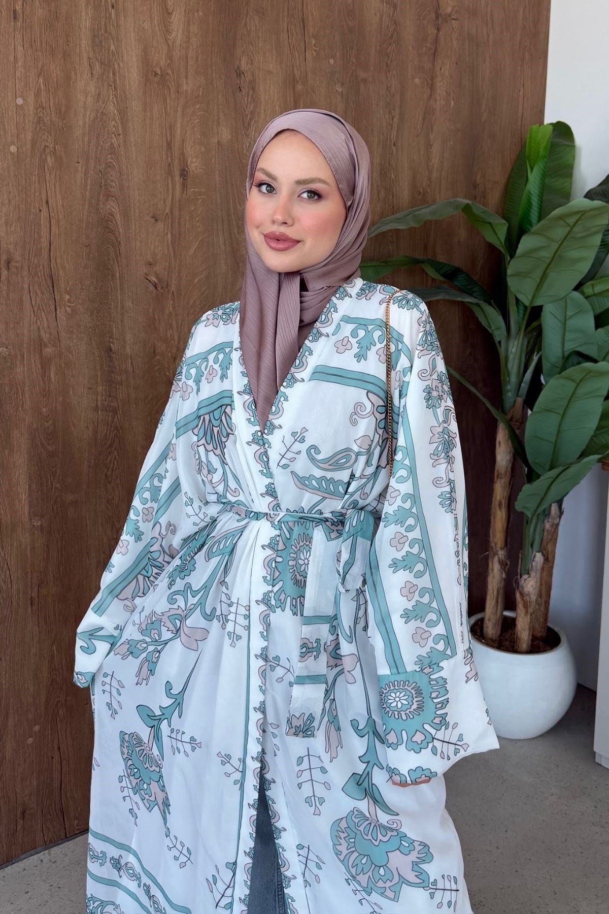 Bohem Esintili Kimono Mint, Fiyatları 