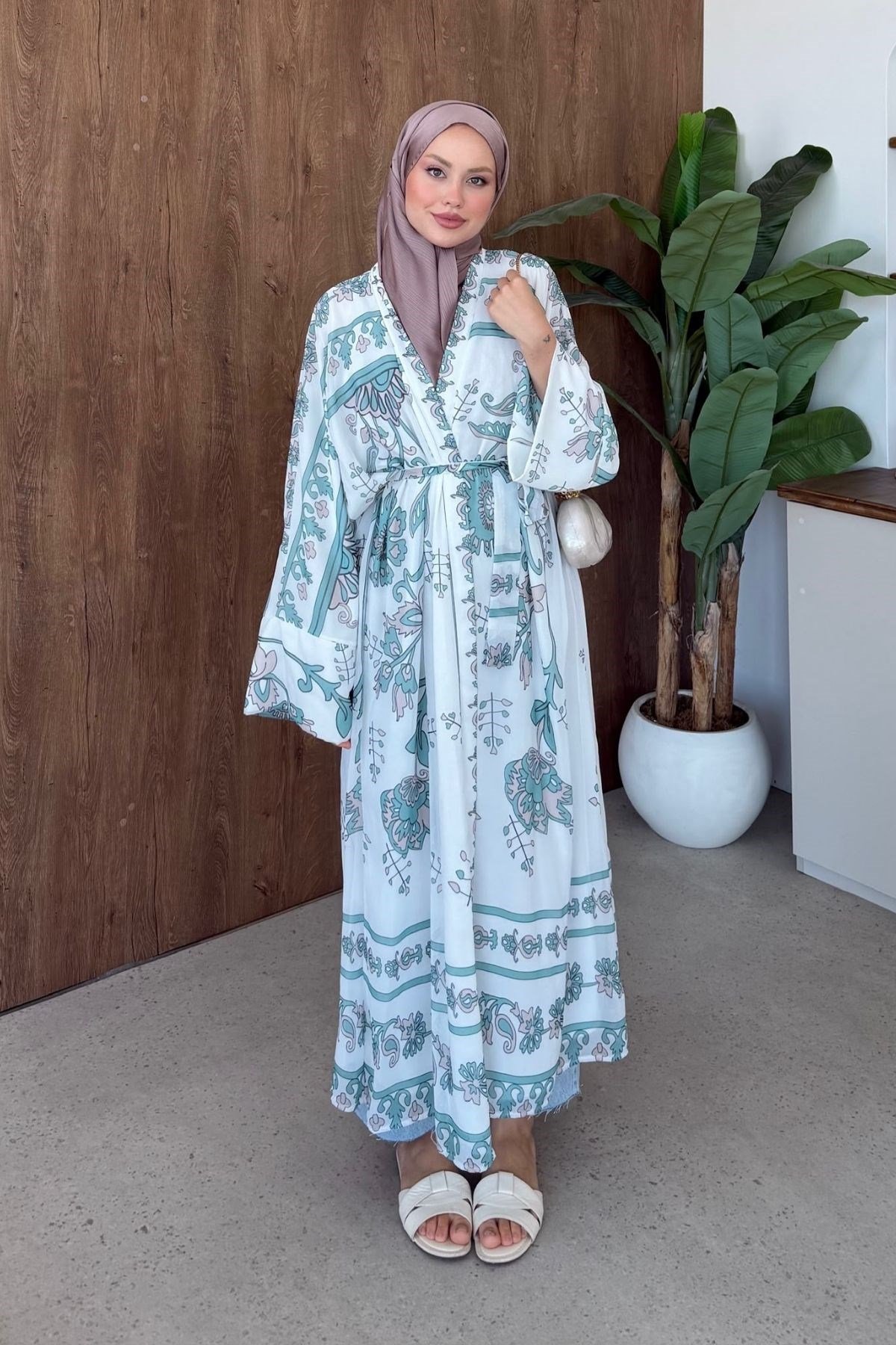 Bohem Esintili Kimono Mint, Fiyatları 
