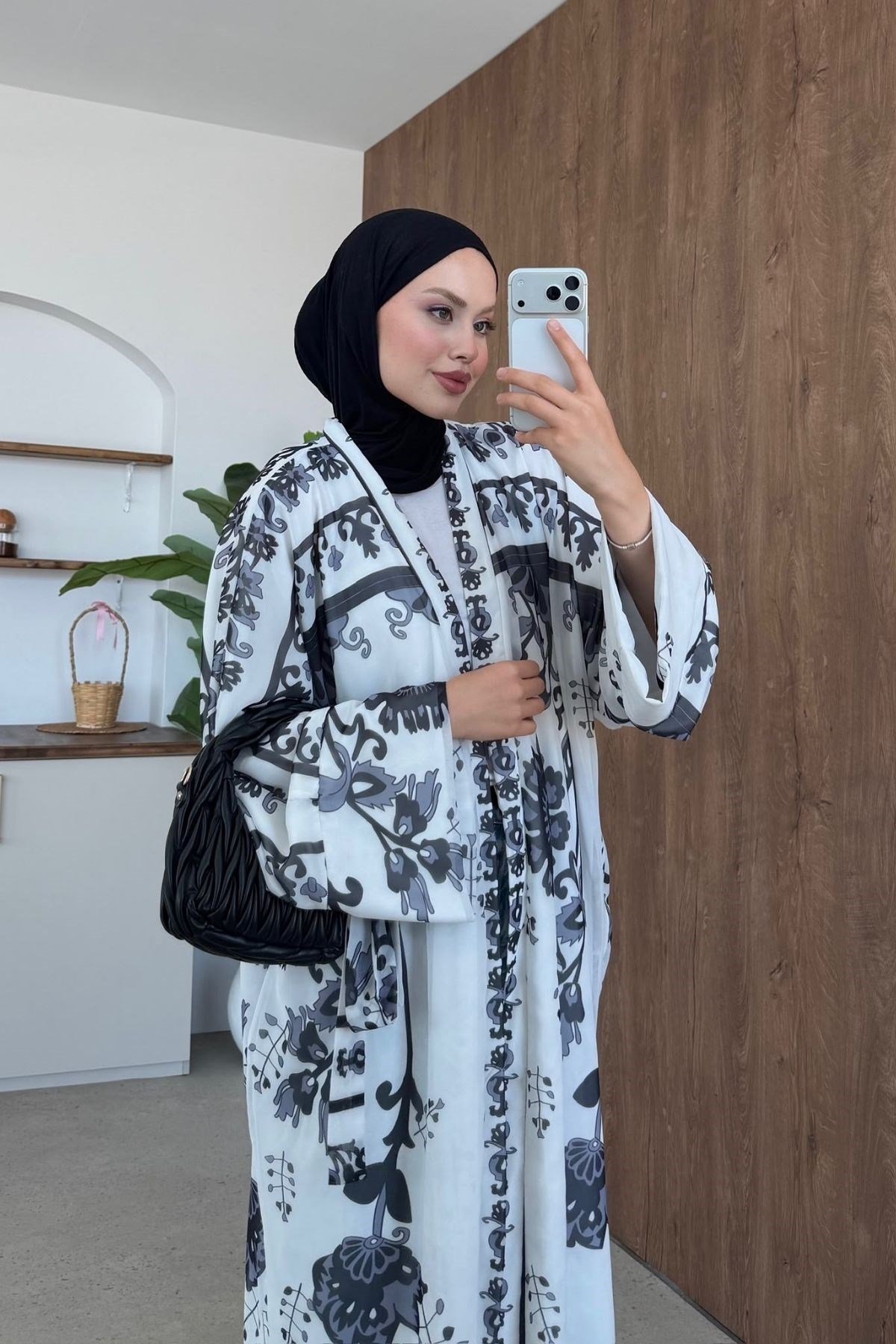 Bohem Esintili Kimono Siyah, Fiyatları 