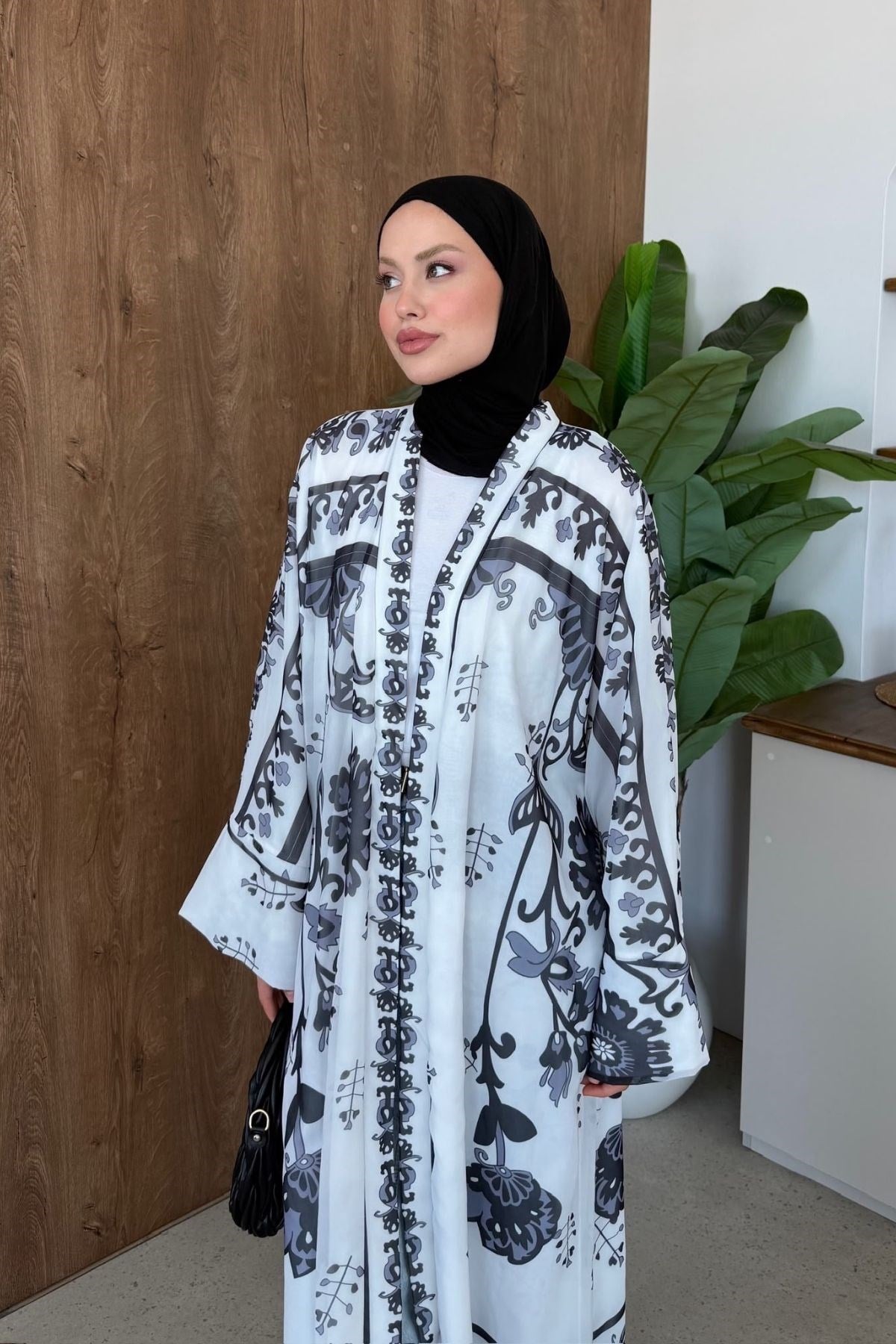 Bohem Esintili Kimono Siyah, Fiyatları 
