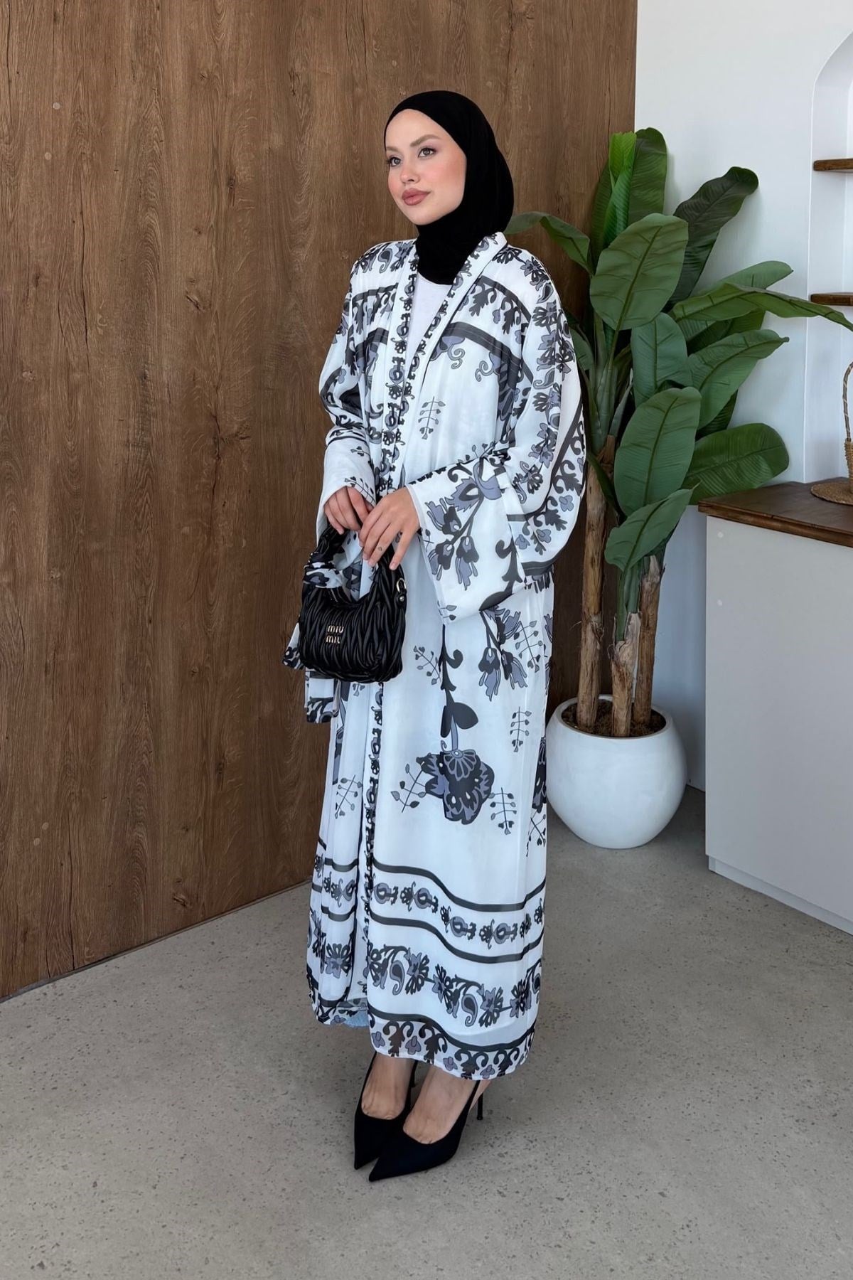 Bohem Esintili Kimono Siyah, Fiyatları 